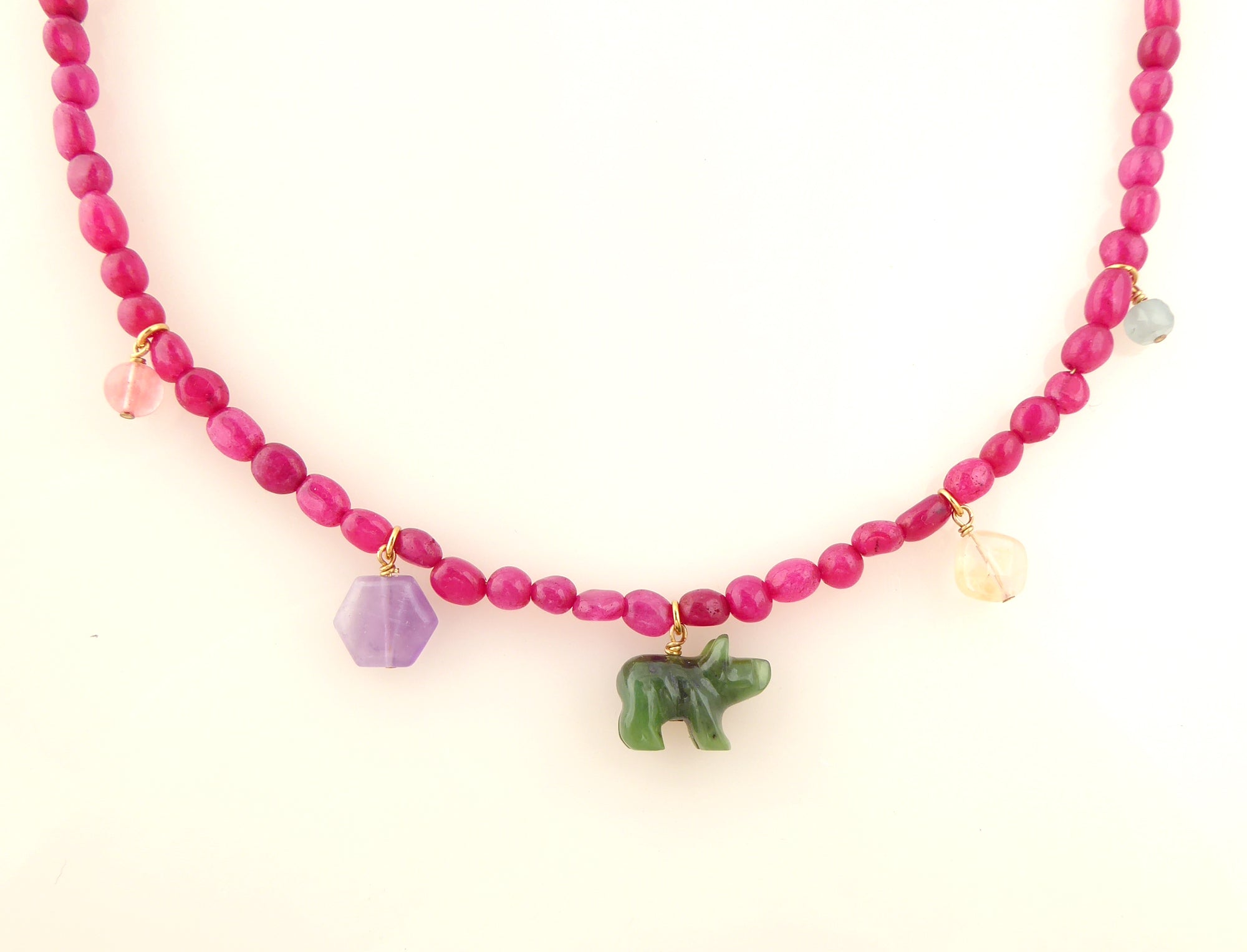 Candy stone necklace by Jenny Dayco 4