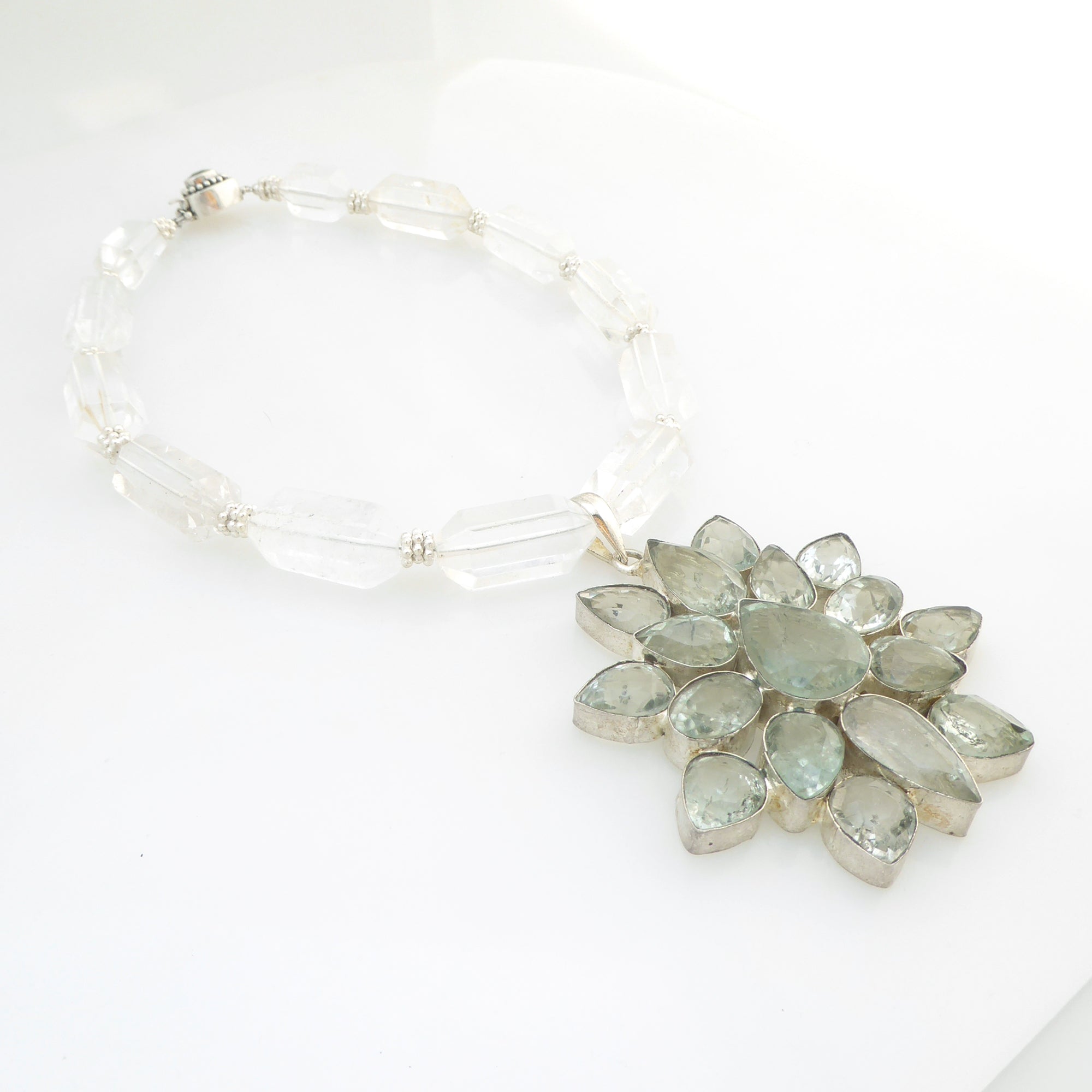 Green quartz star necklace by Jenny Dayco 2