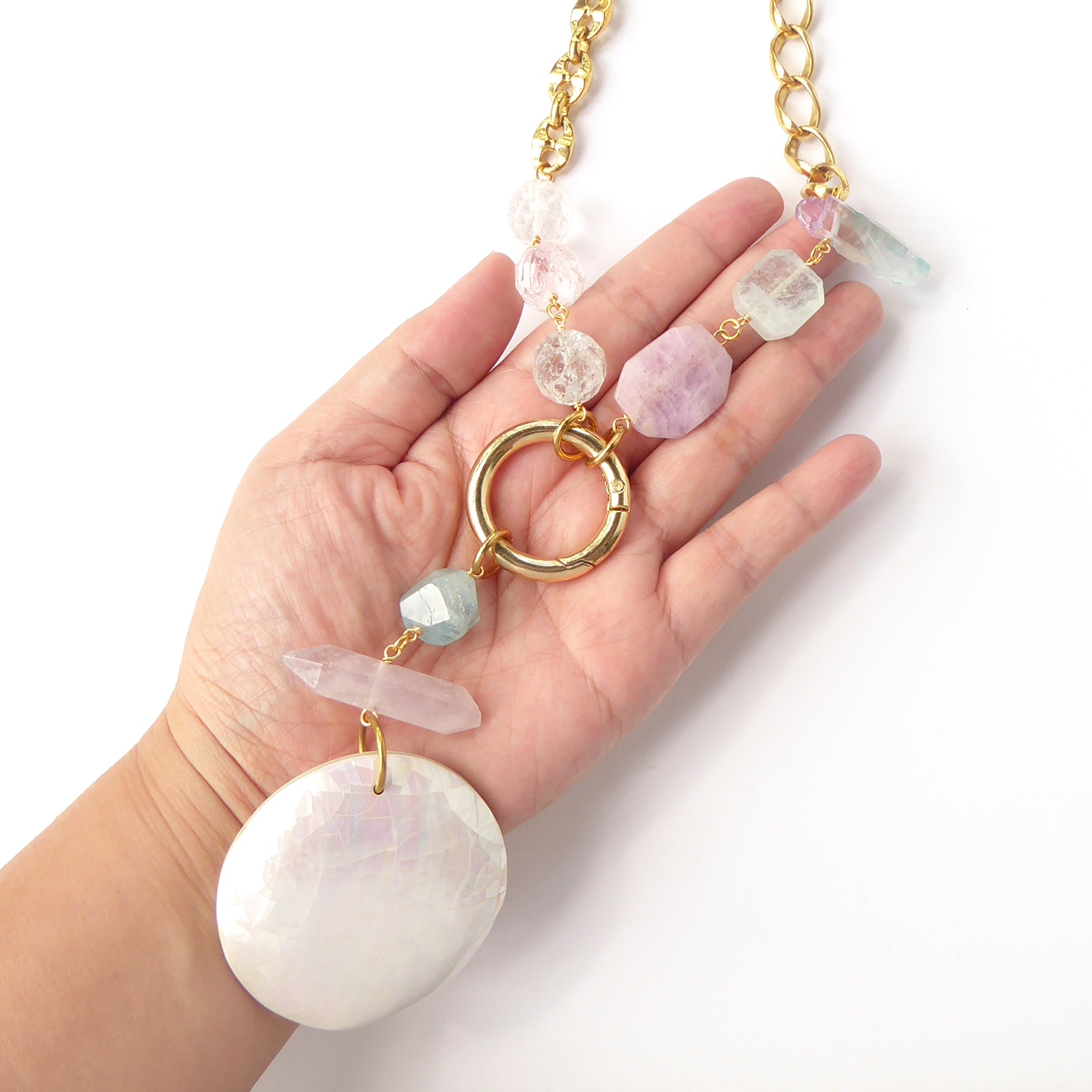 Candy crystal necklace by Jenny Dayco 8