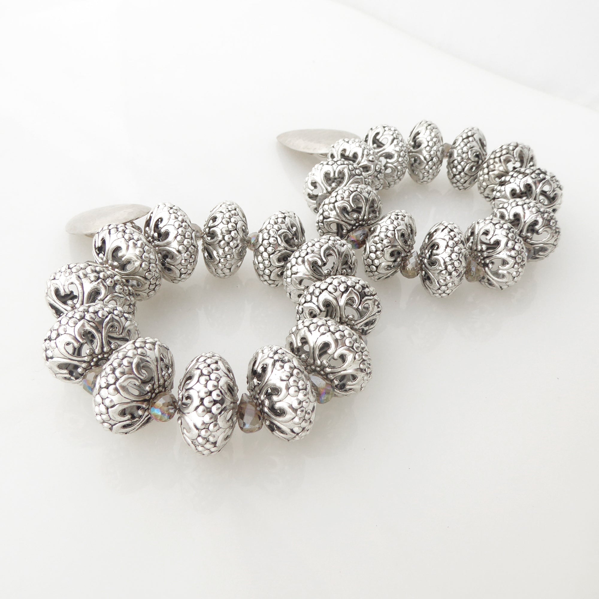 Silver elder earrings by Jenny Dayco 2