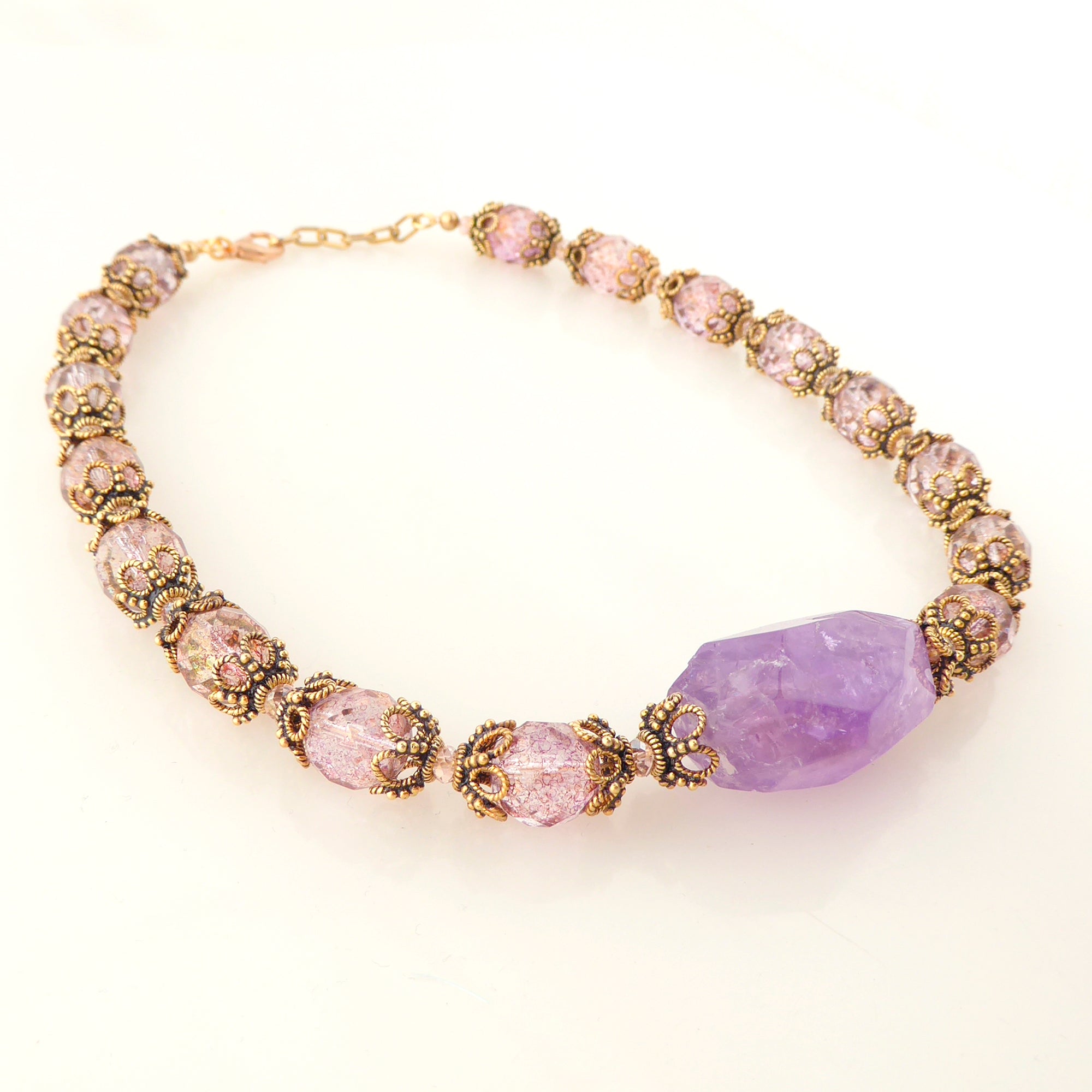 Amethyst rococo necklace by Jenny Dayco 2
