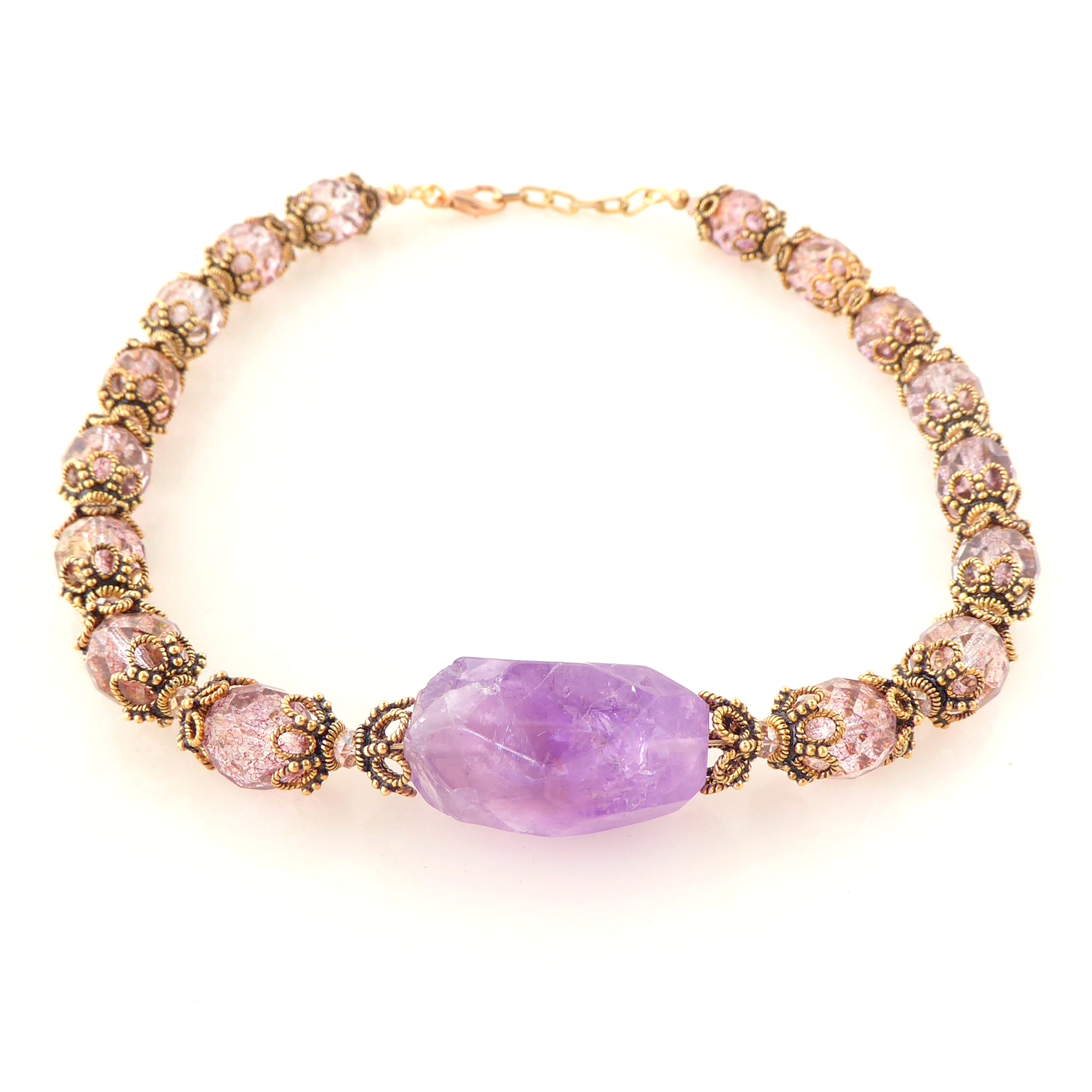 Amethyst rococo necklace by Jenny Dayco 3