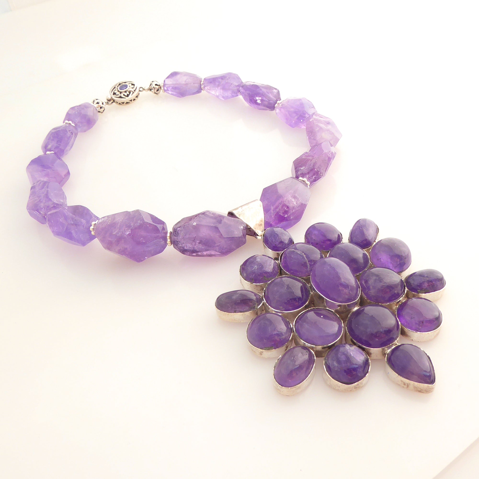 Amethyst star necklace by Jenny Dayco 2