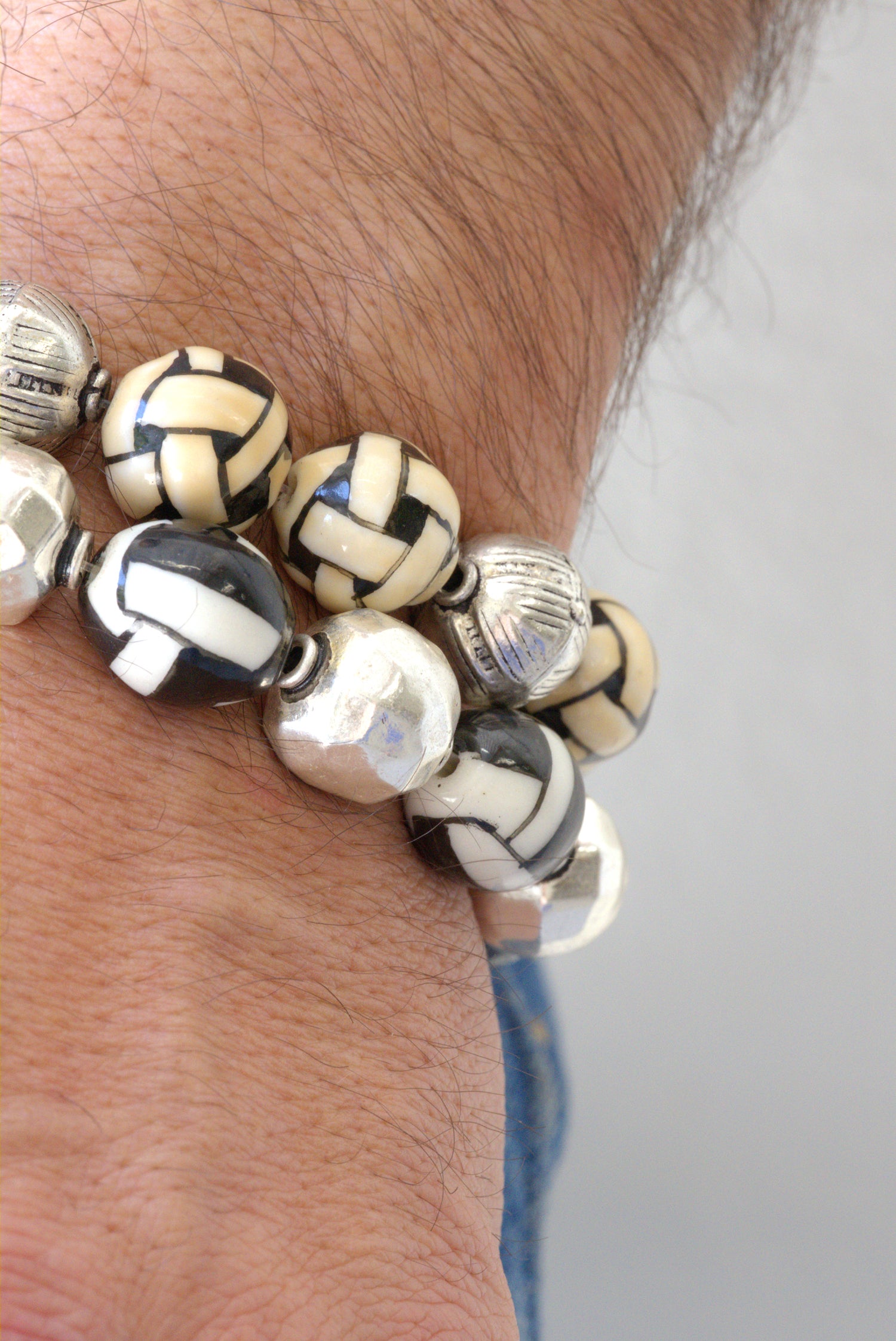 Basketweave enamel bracelets by Jenny Dayco 7