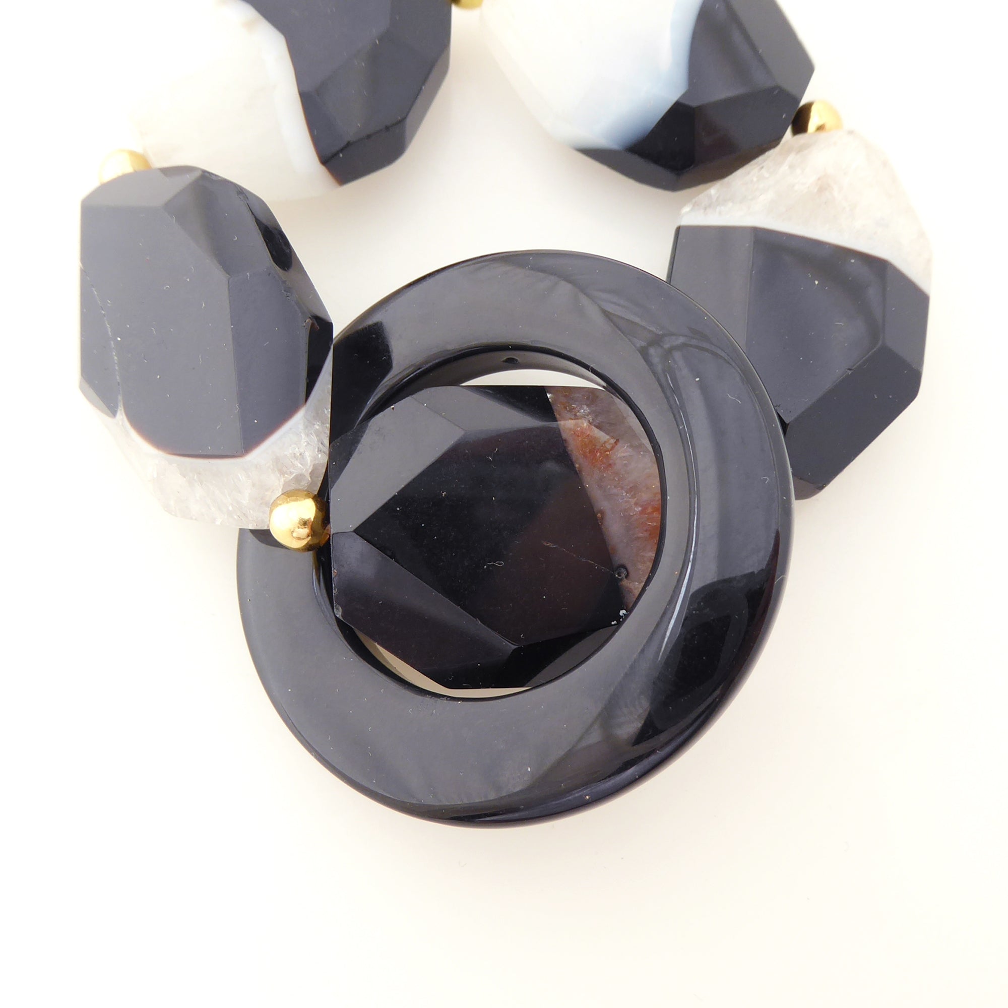 Black onyx donut bracelet by Jenny Dayco 3