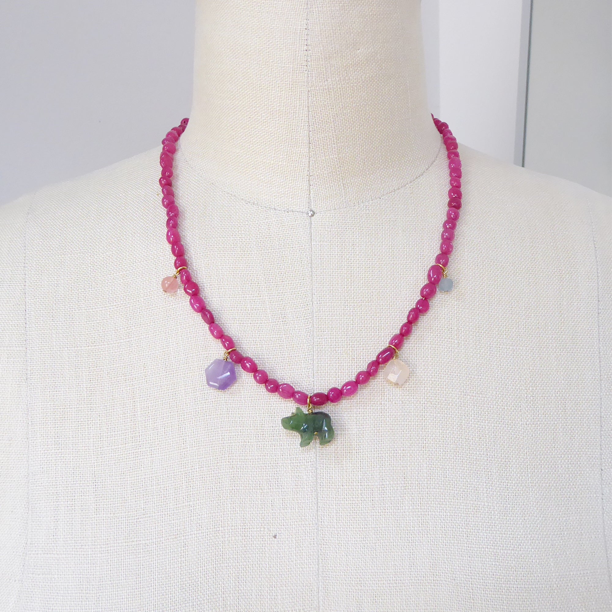 Candy stone necklace by Jenny Dayco 7