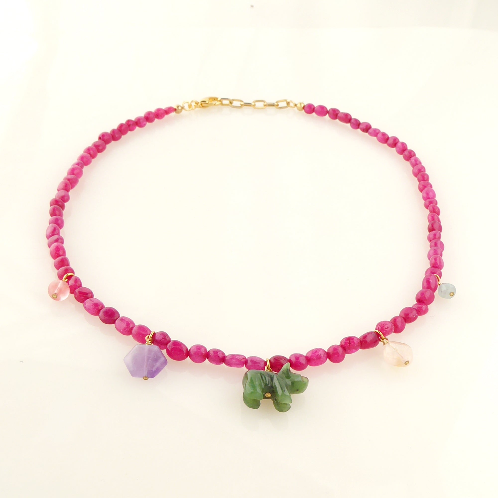 Candy stone necklace by Jenny Dayco 3