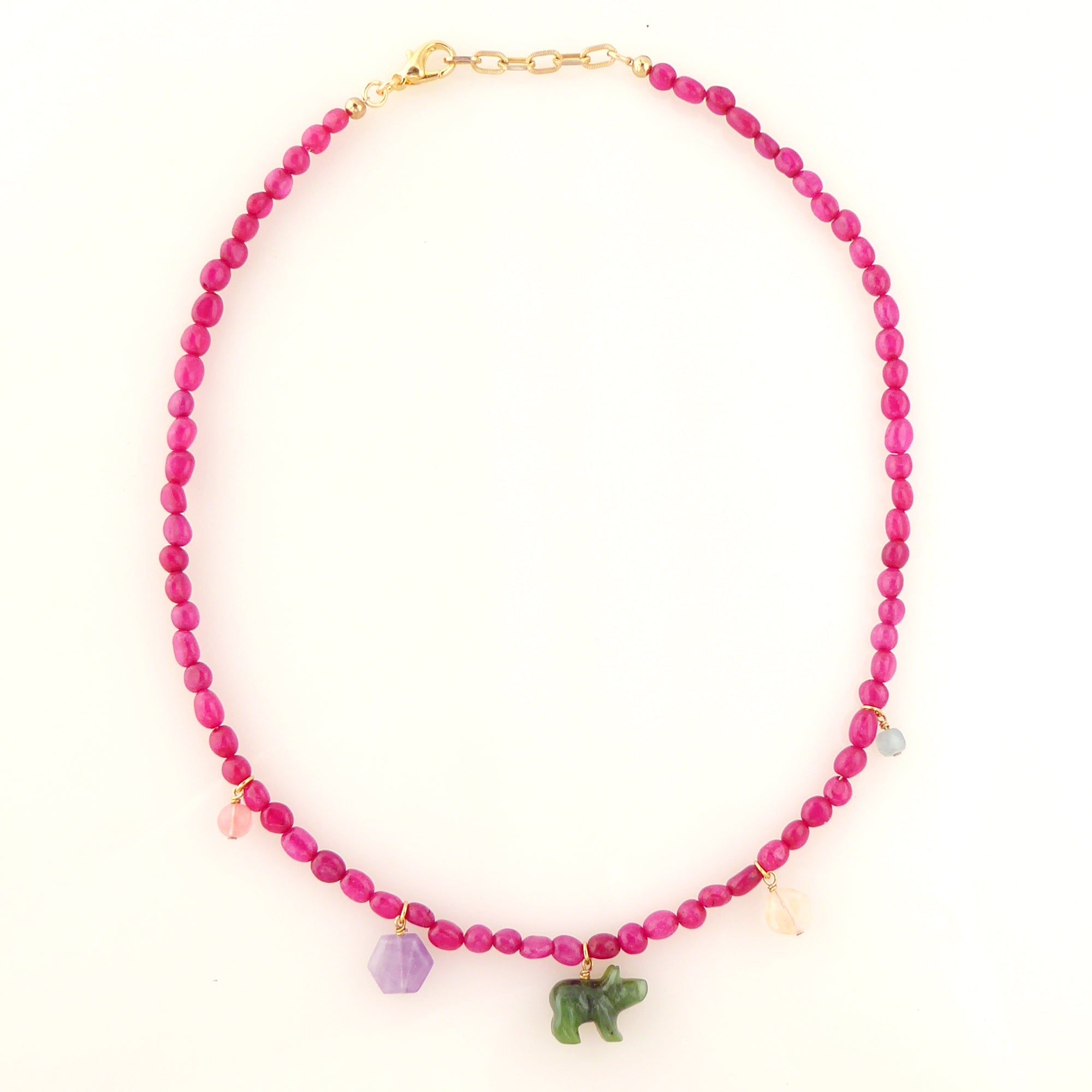 Candy stone necklace by Jenny Dayco 5
