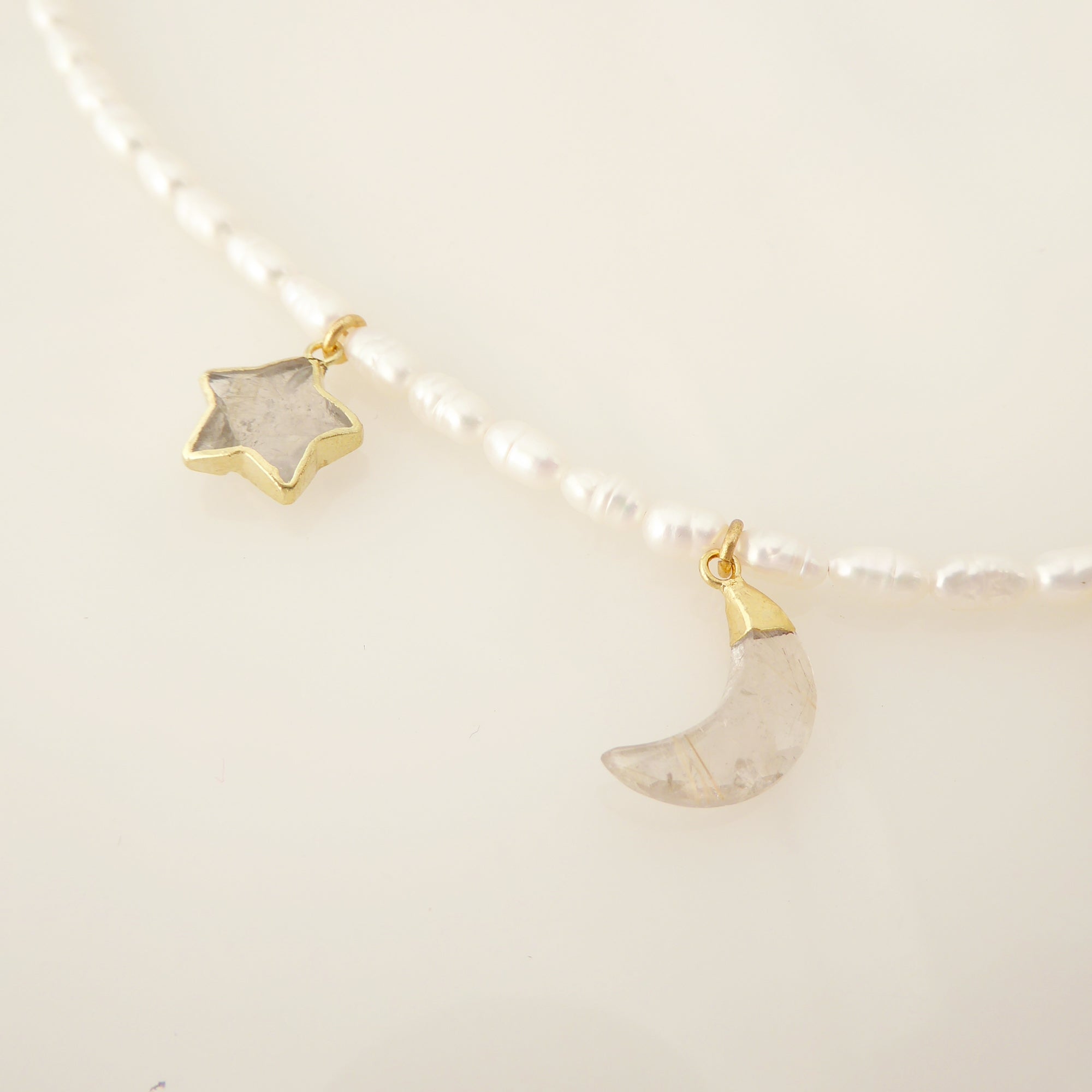 Crescent and star necklace by Jenny Dayco 4
