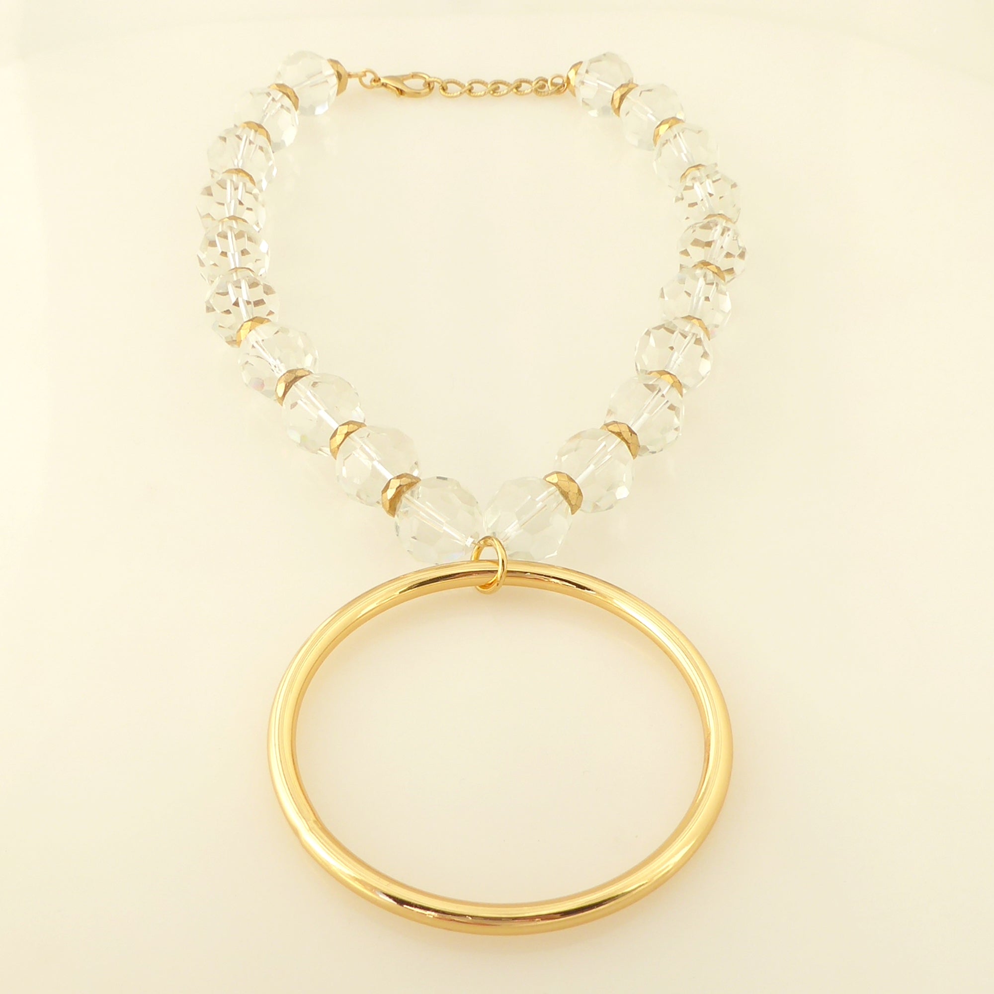 Golden circle necklace by Jenny Dayco 3