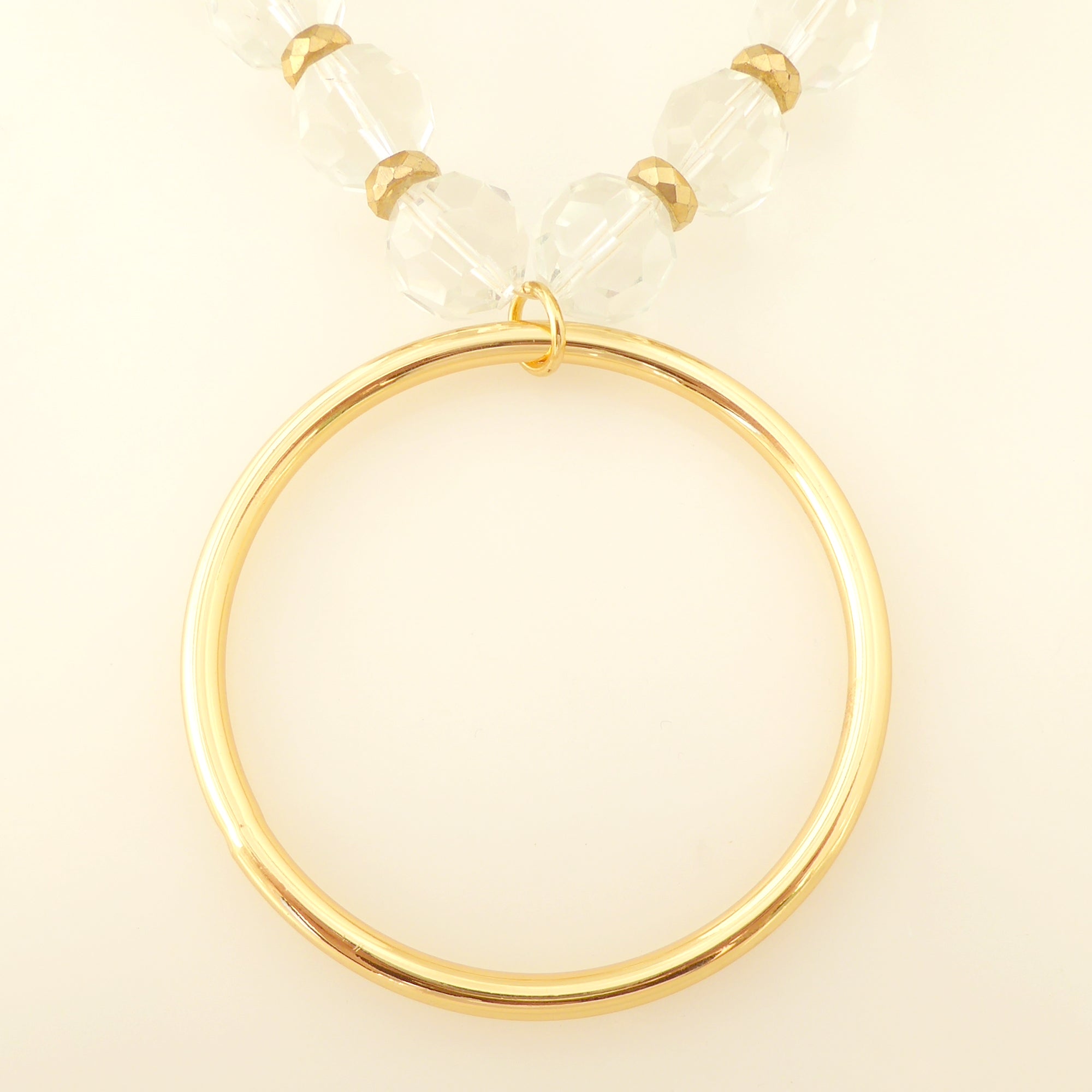 Golden circle necklace by Jenny Dayco 4