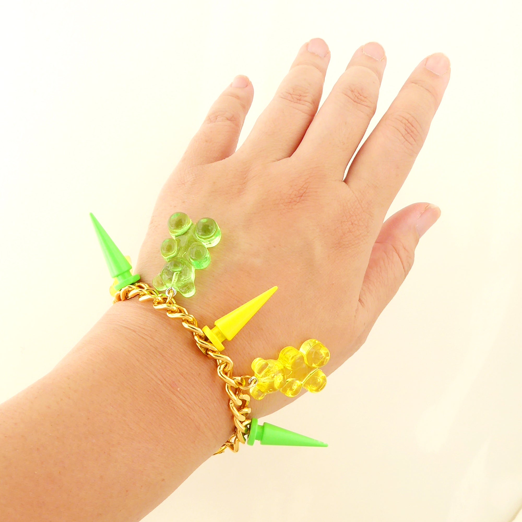 Gummy bear spike bracelet by Jenny Dayco 6