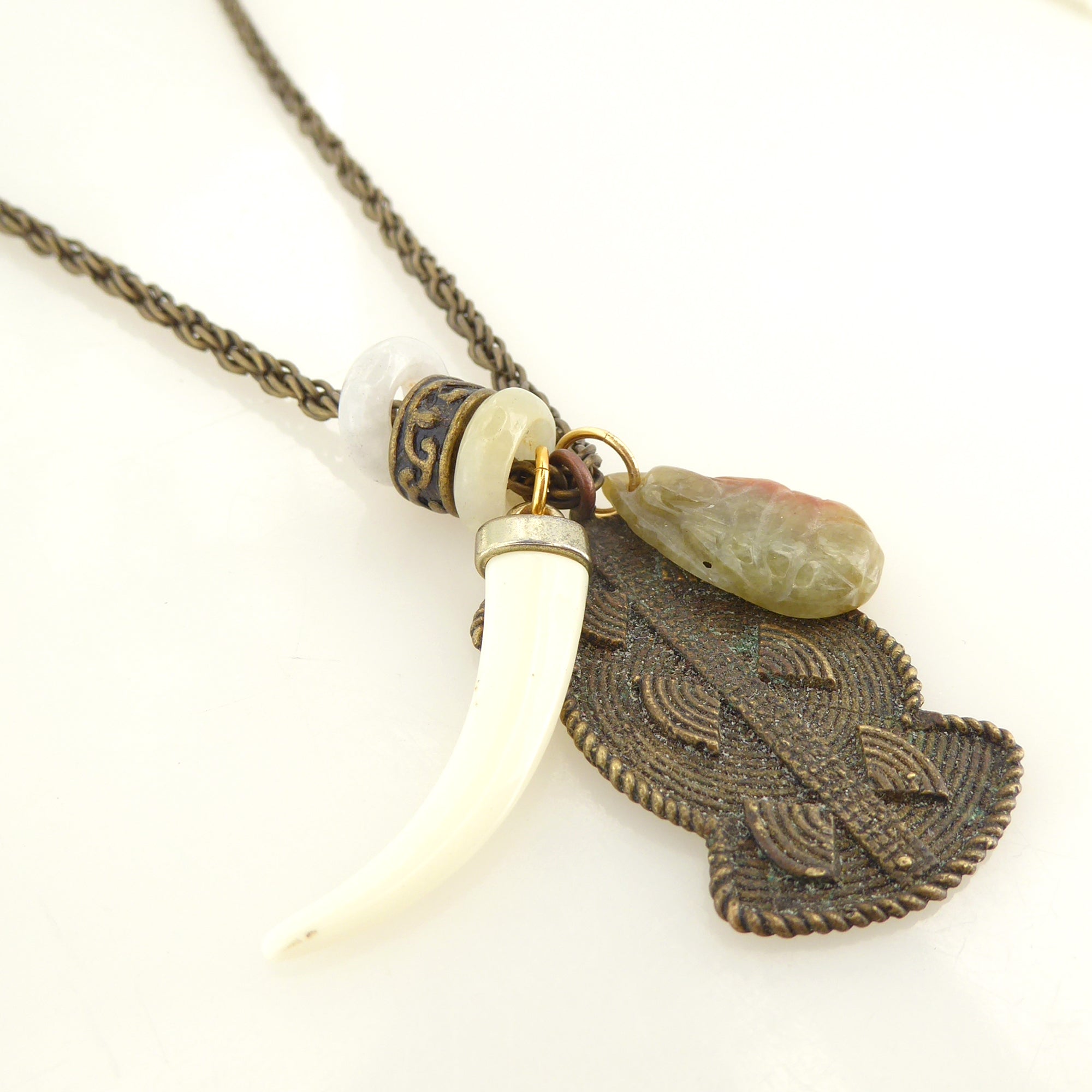 Jade buddha necklace by Jenny Dayco 2