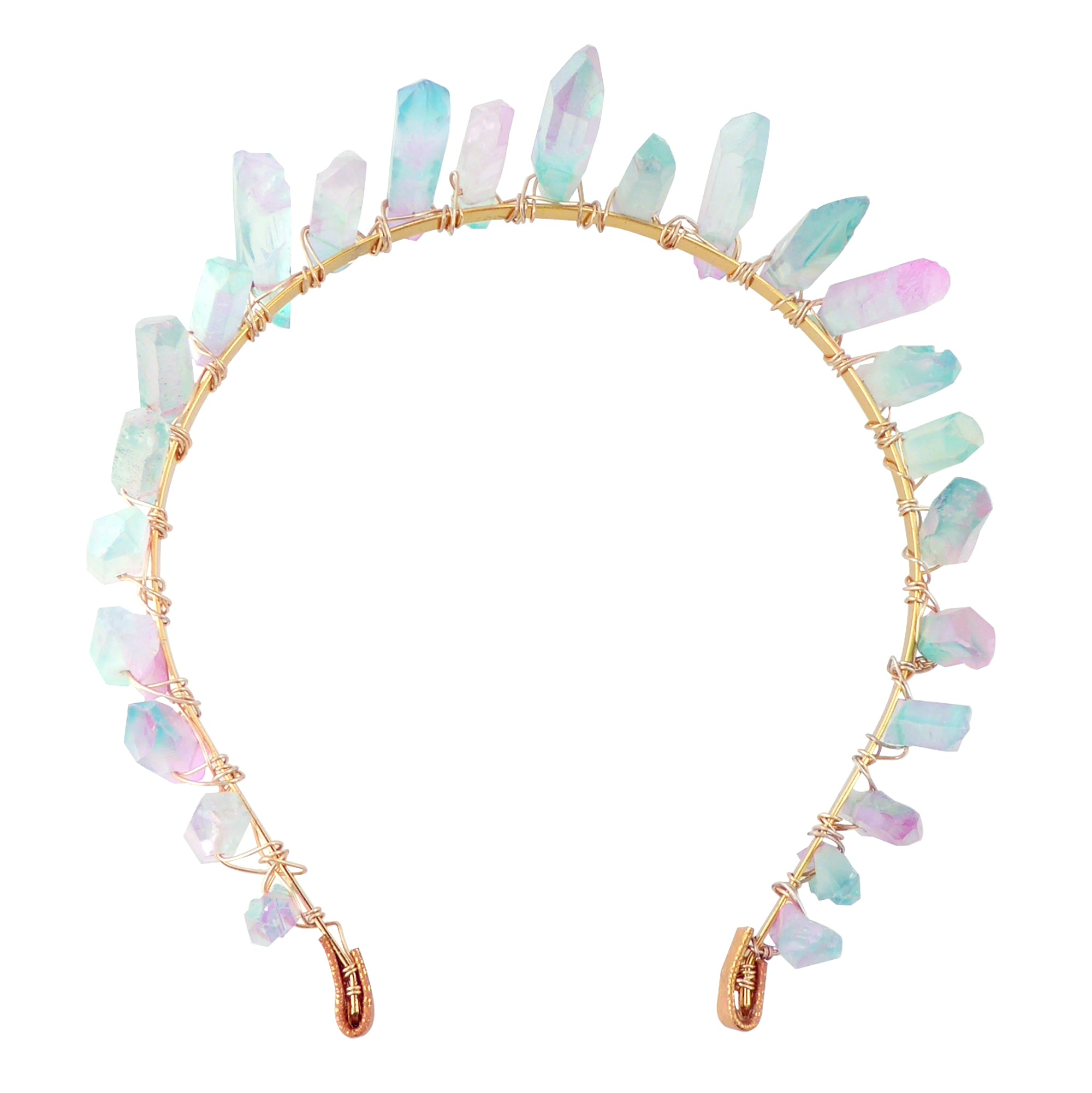 Pastel crystal headband by Jenny Dayco 1