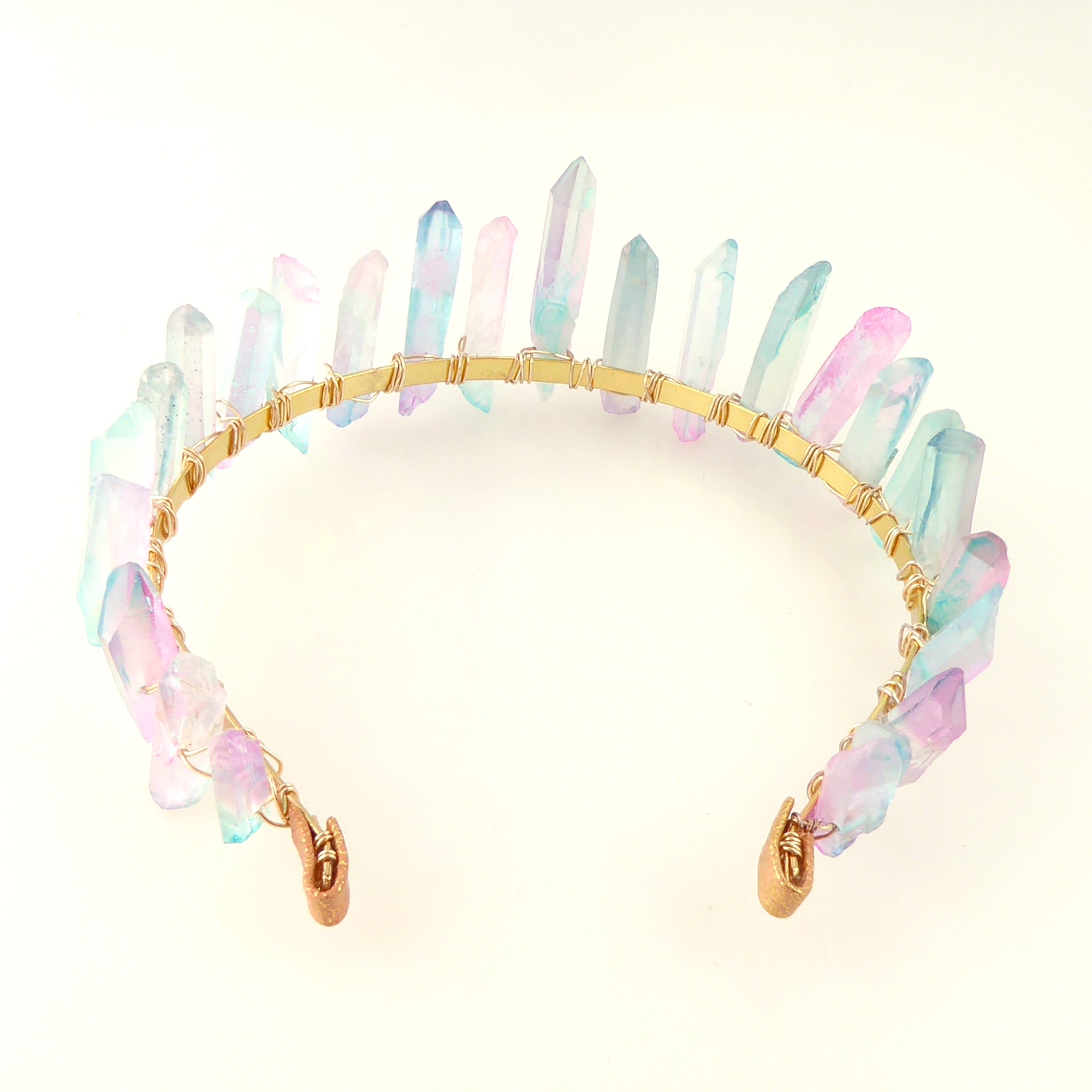 Pastel crystal headband by Jenny Dayco 3