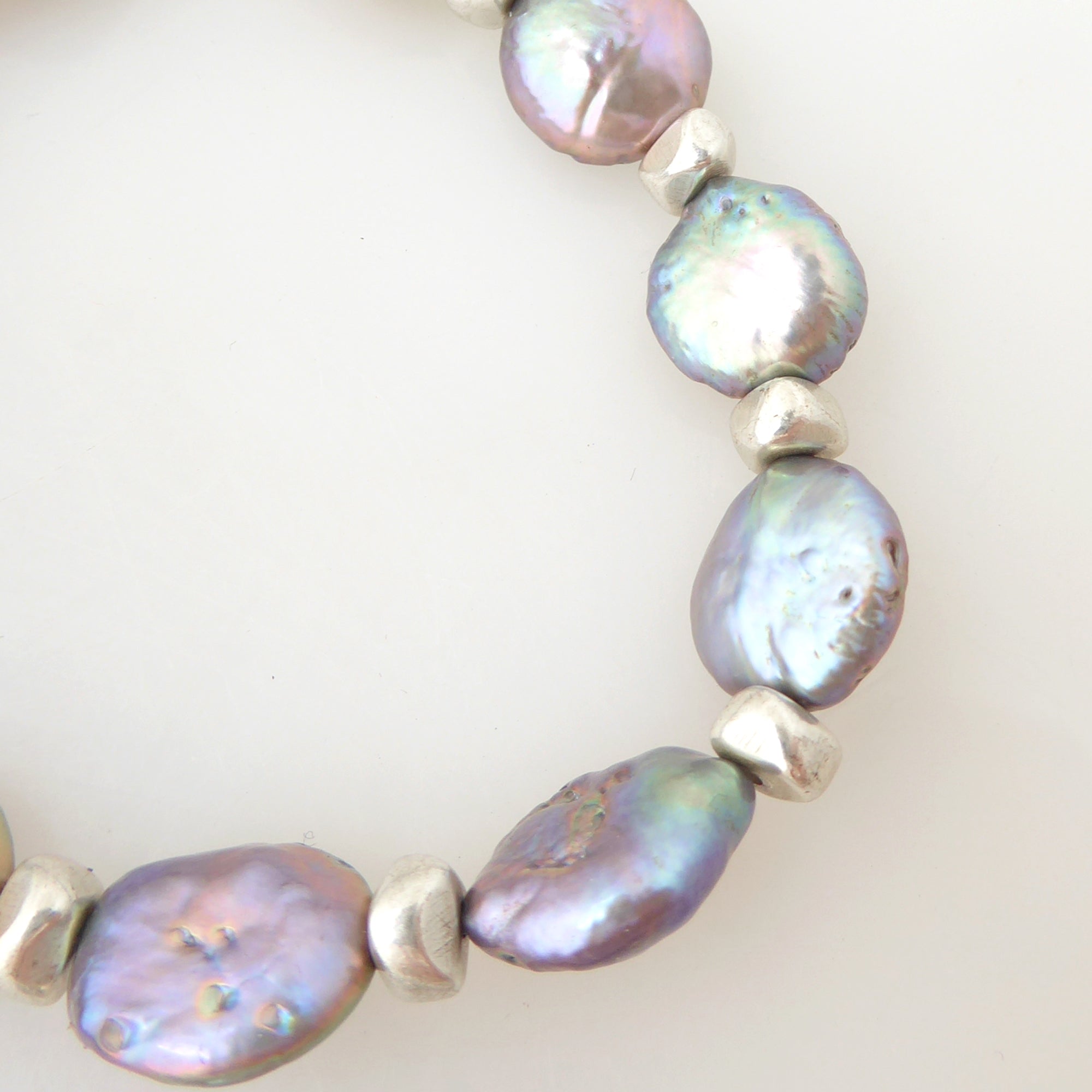 Peacock pearl bracelet set by Jenny Dayco 6