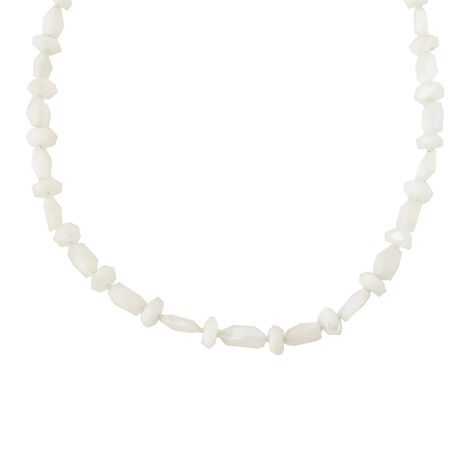 White moonstone necklace by Jenny Dayco 1