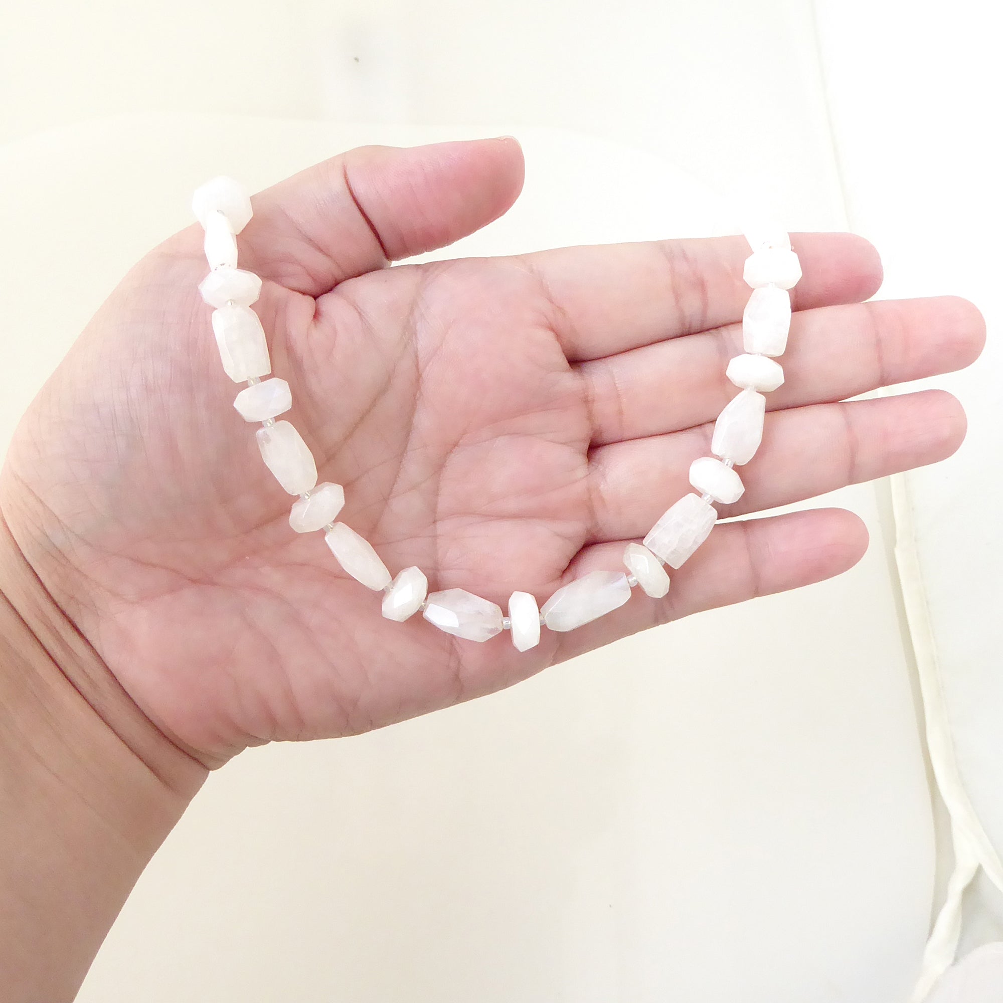 White moonstone necklace by Jenny Dayco 6