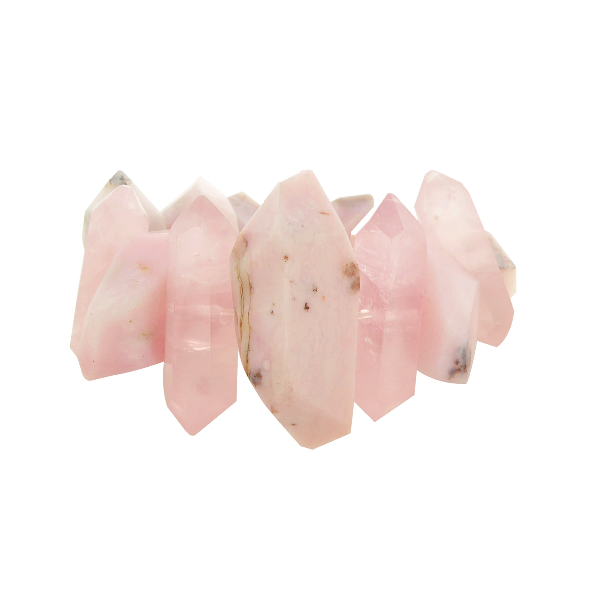 Akala pink opal and rose quartz bracelet by Jenny Dayco 1