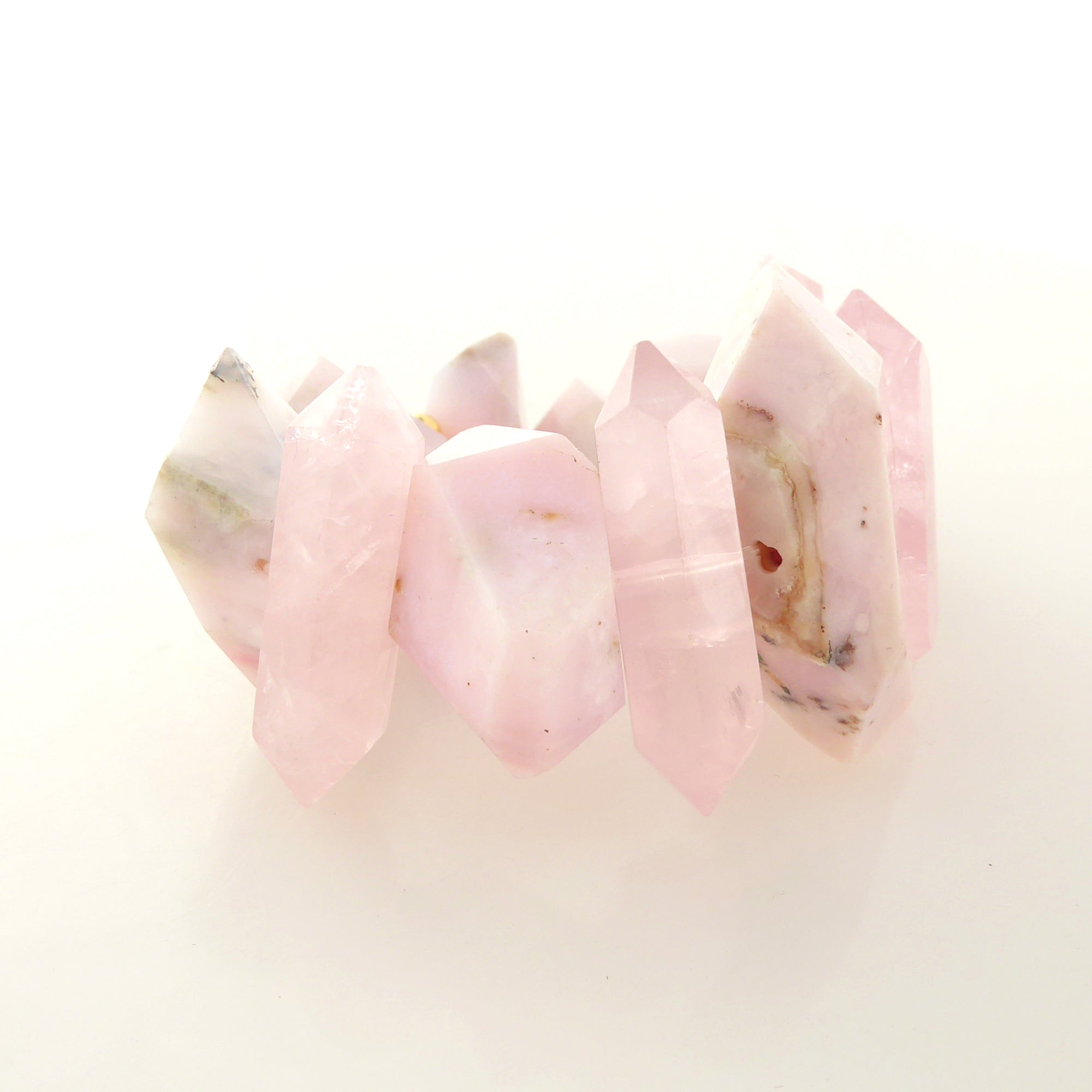 Akala pink opal and rose quartz bracelet by Jenny Dayco 2