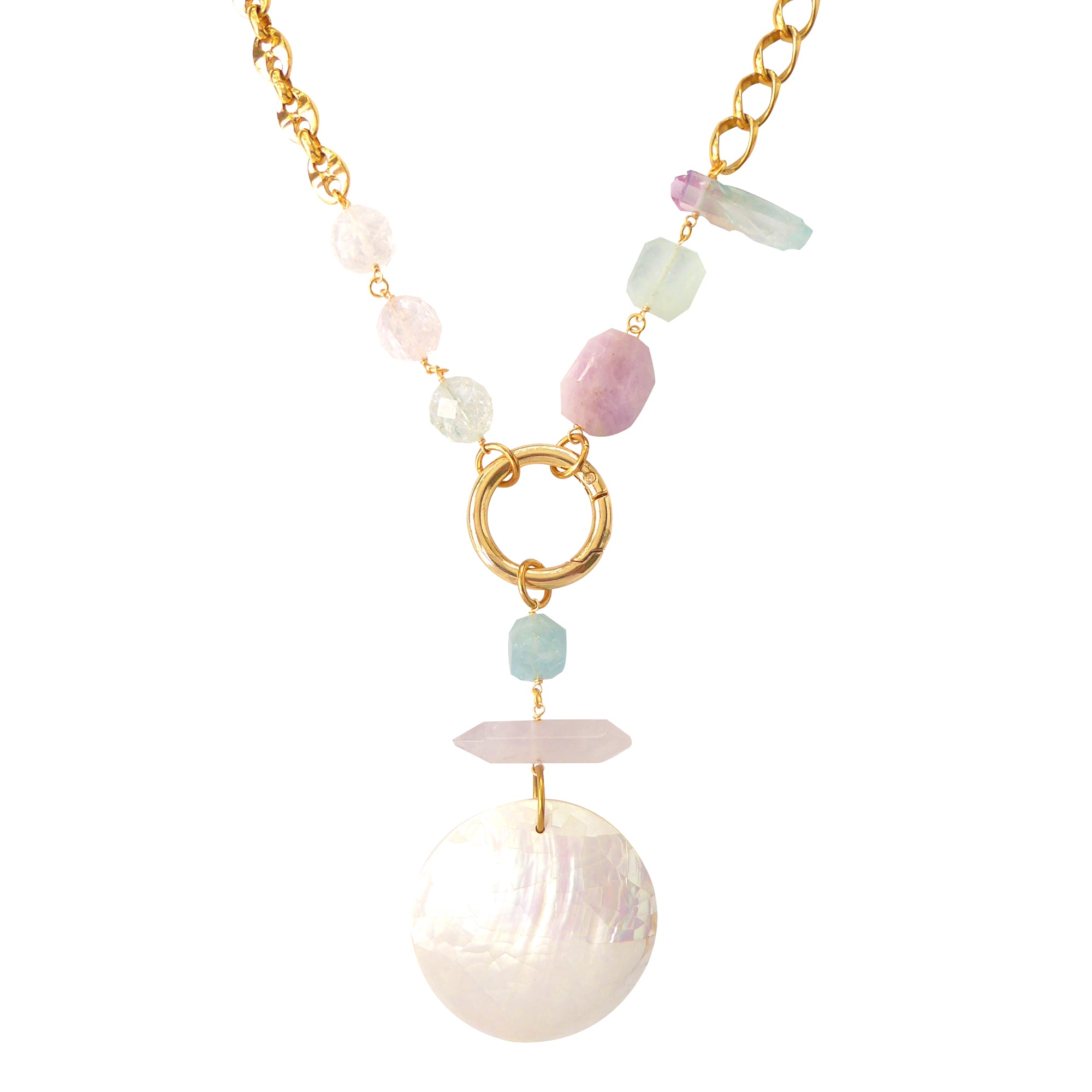 Candy crystal necklace by Jenny Dayco 1