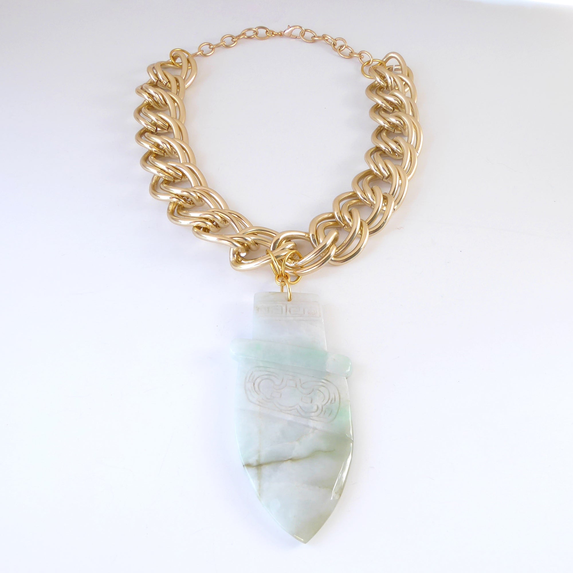 Jade dagger necklace by Jenny Dayco 3