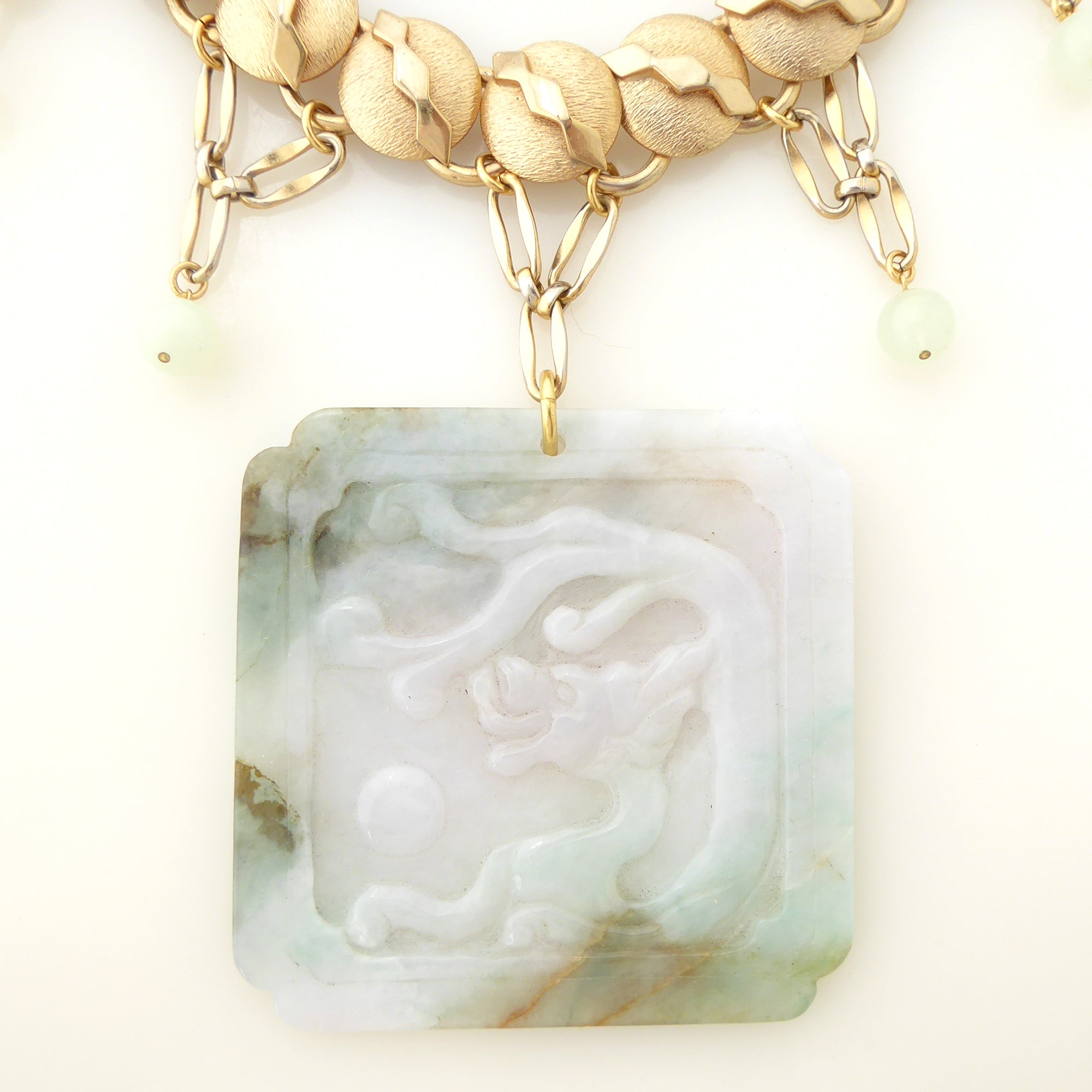 Jade dragon necklace by Jenny Dayco 4