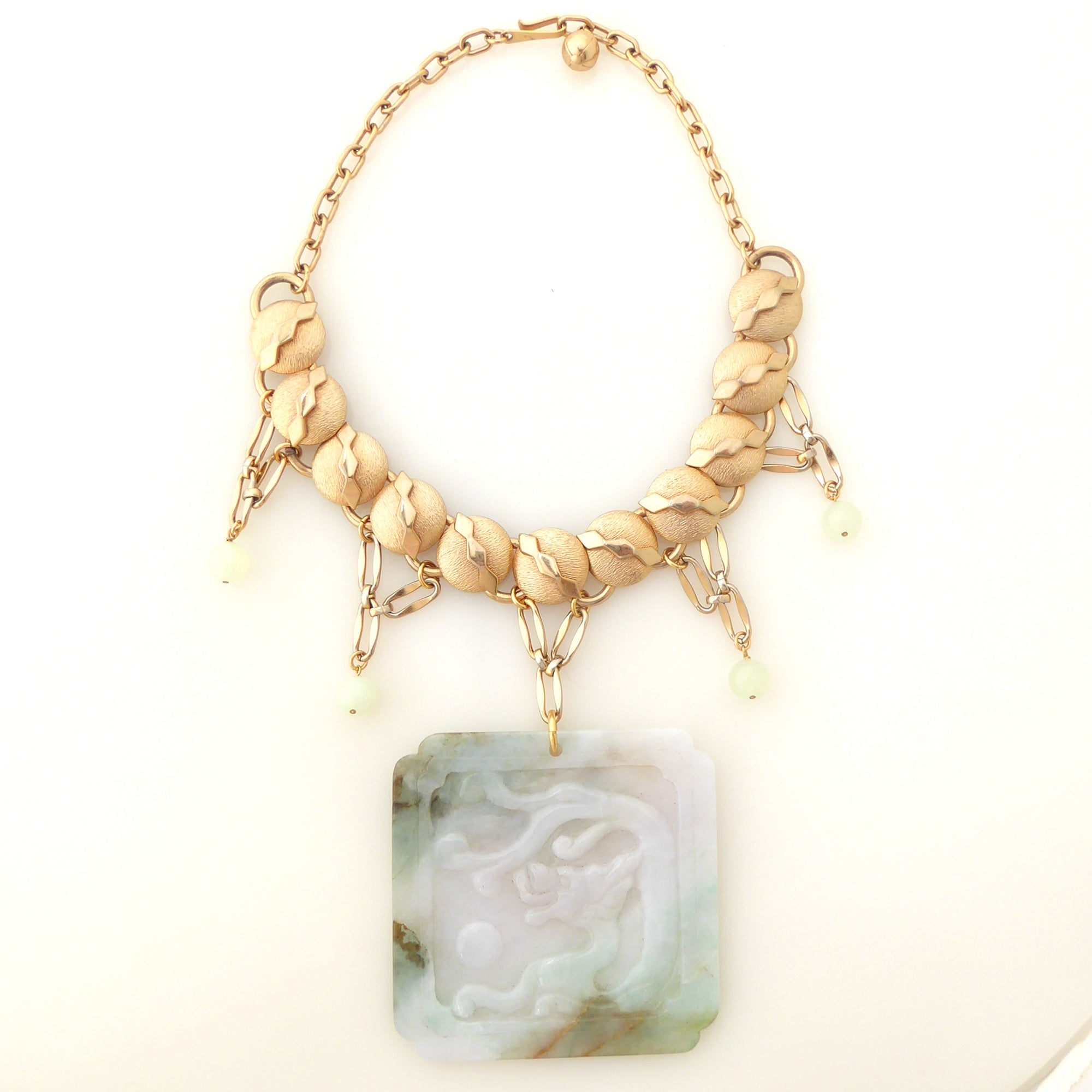 Jade dragon necklace by Jenny Dayco 6