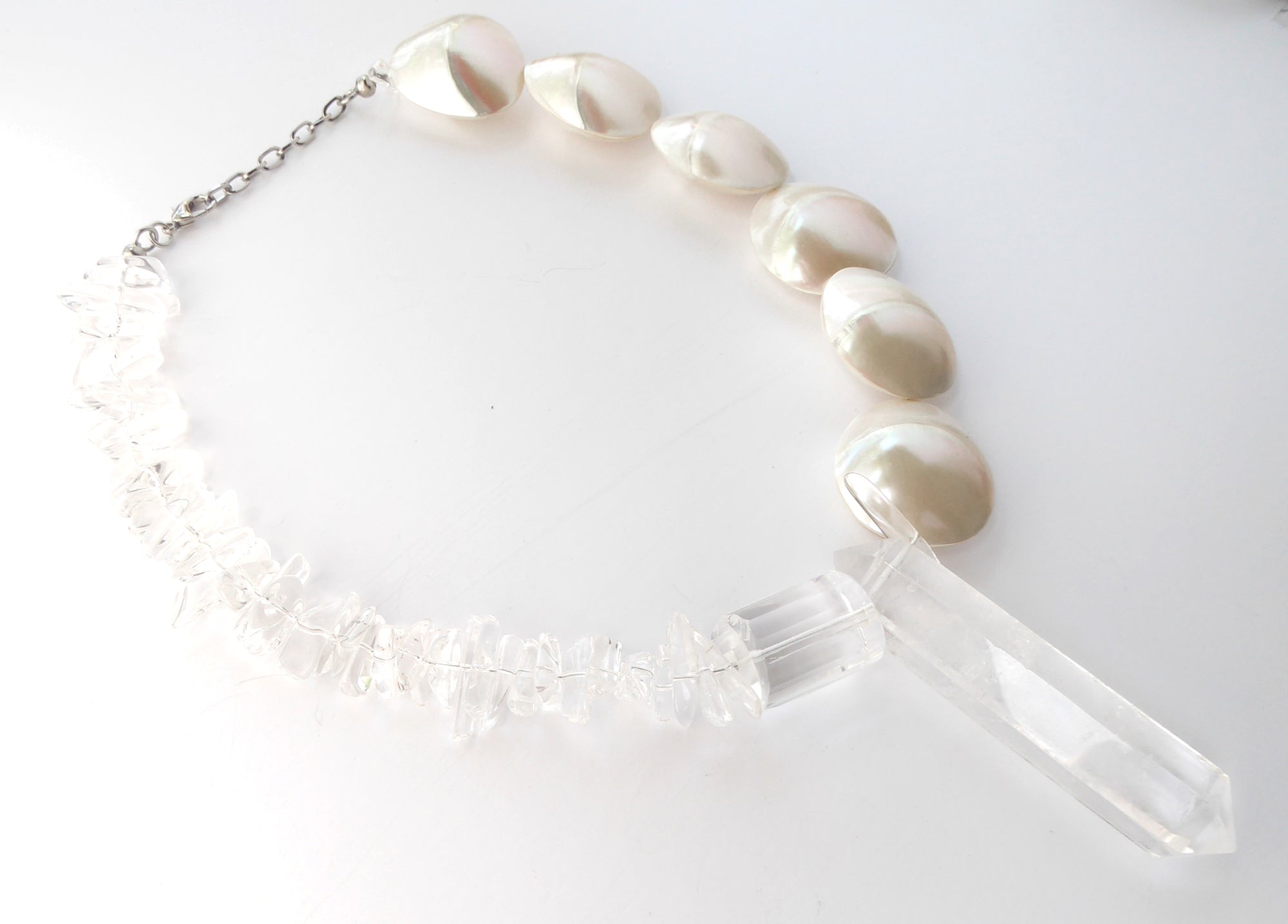 Jadis quartz necklace by Jenny Dayco 2