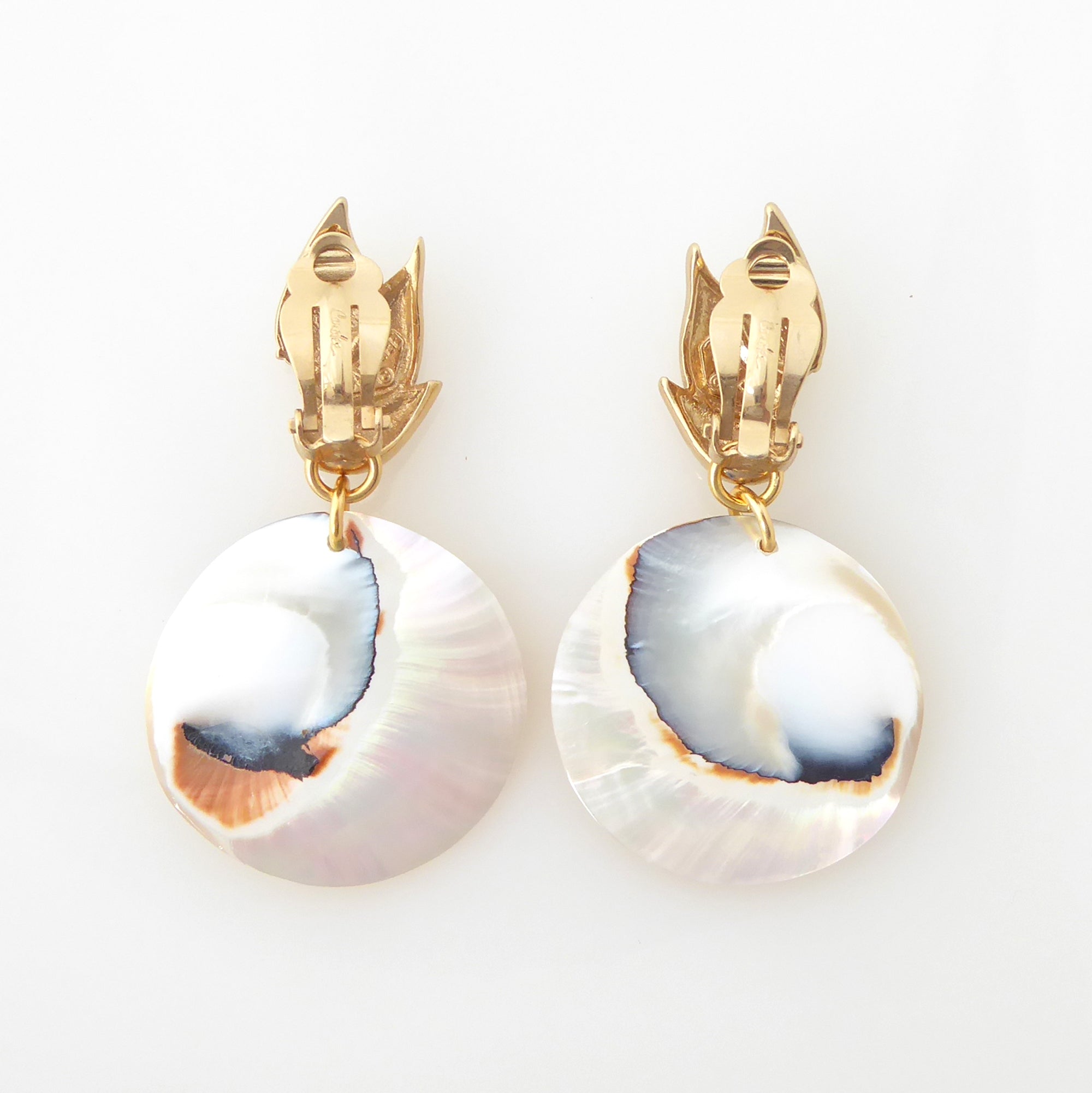 Nautilus chamber earrings by Jenny Dayco 4