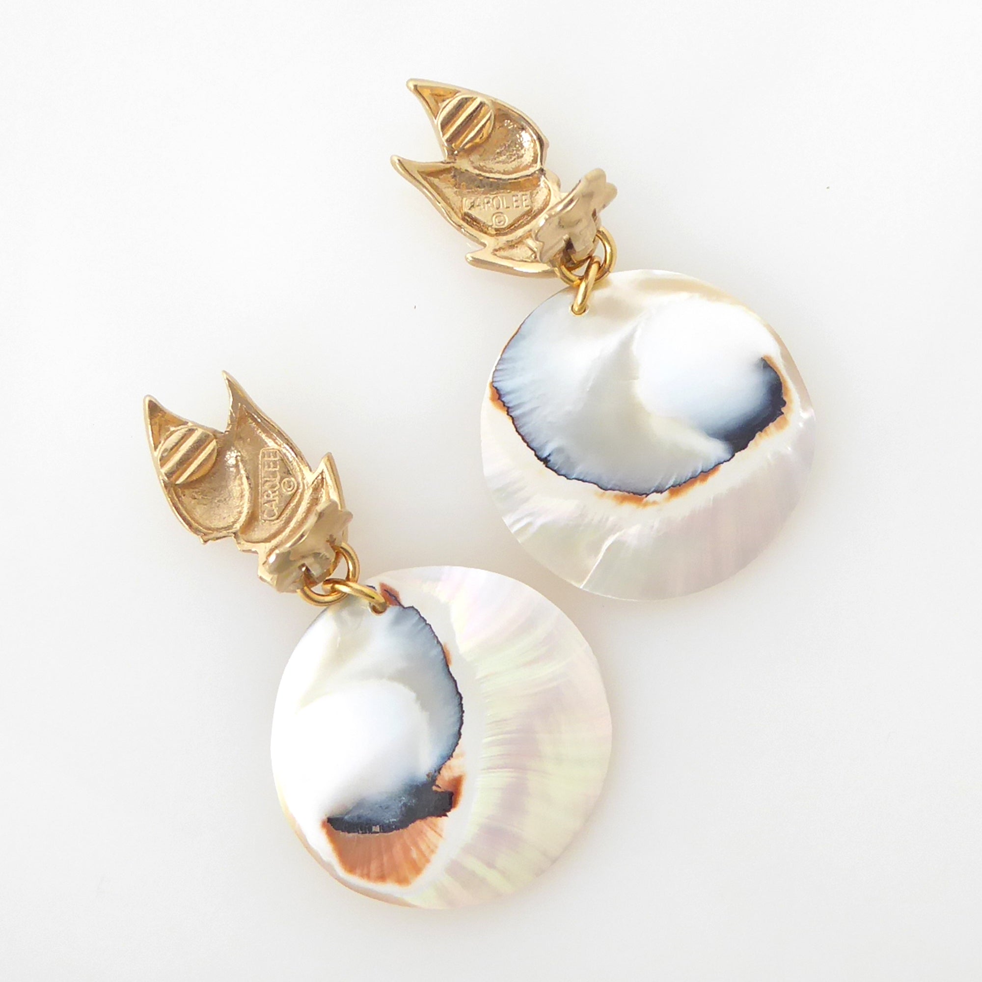 Nautilus chamber earrings by Jenny Dayco 5