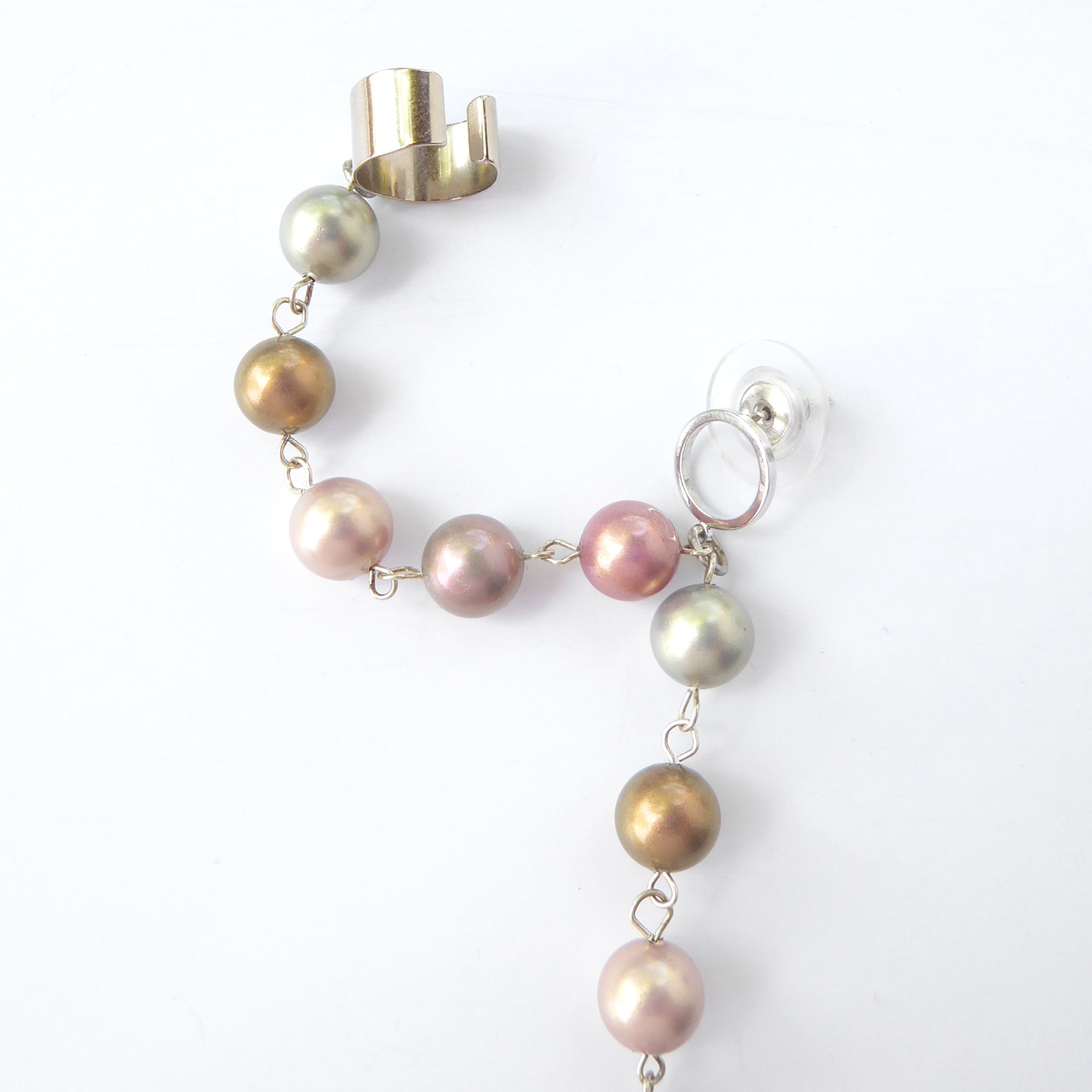 Pastel pearl ear cuff by Jenny Dayco 3