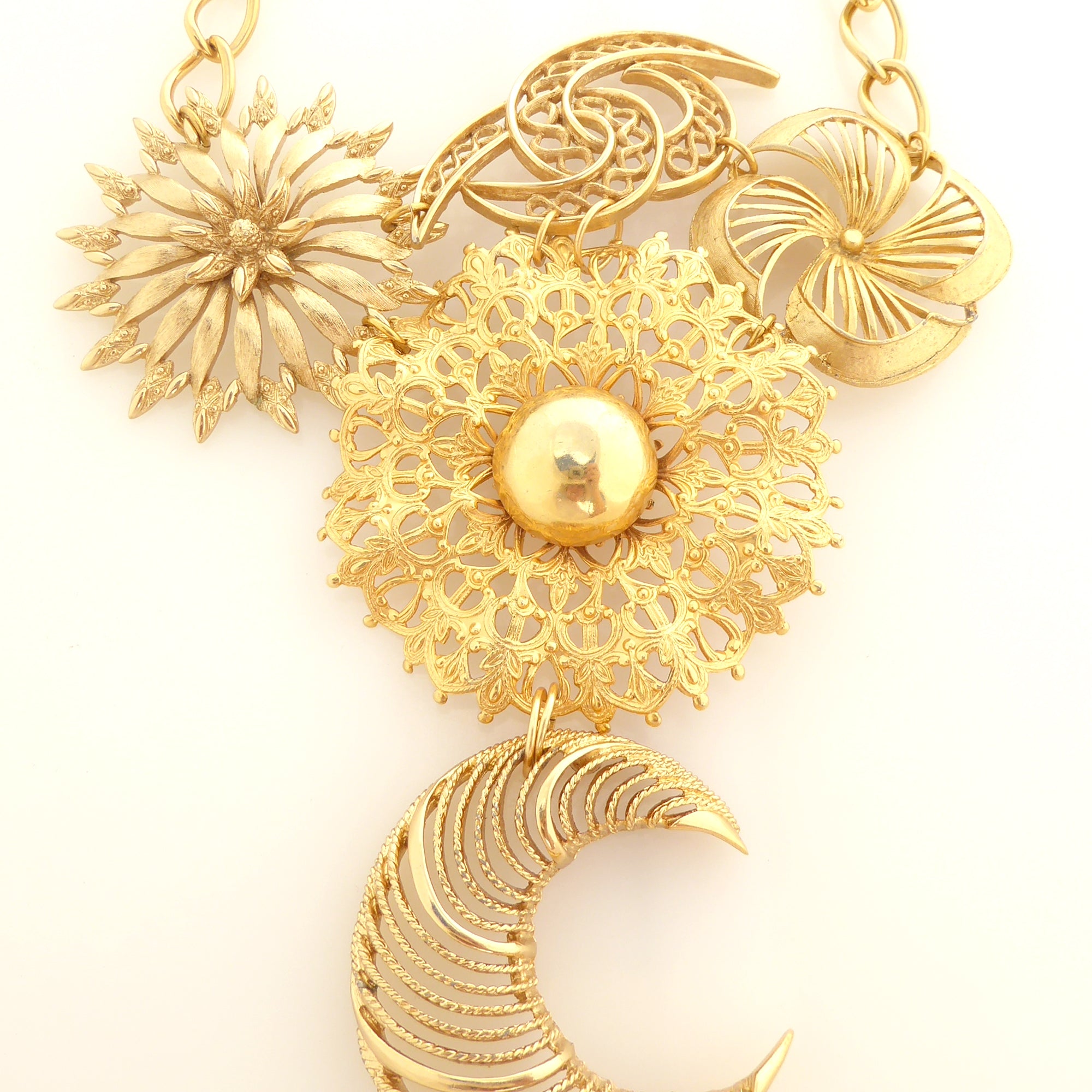 Pazia celestial vintage necklace by Jenny Dayco 4