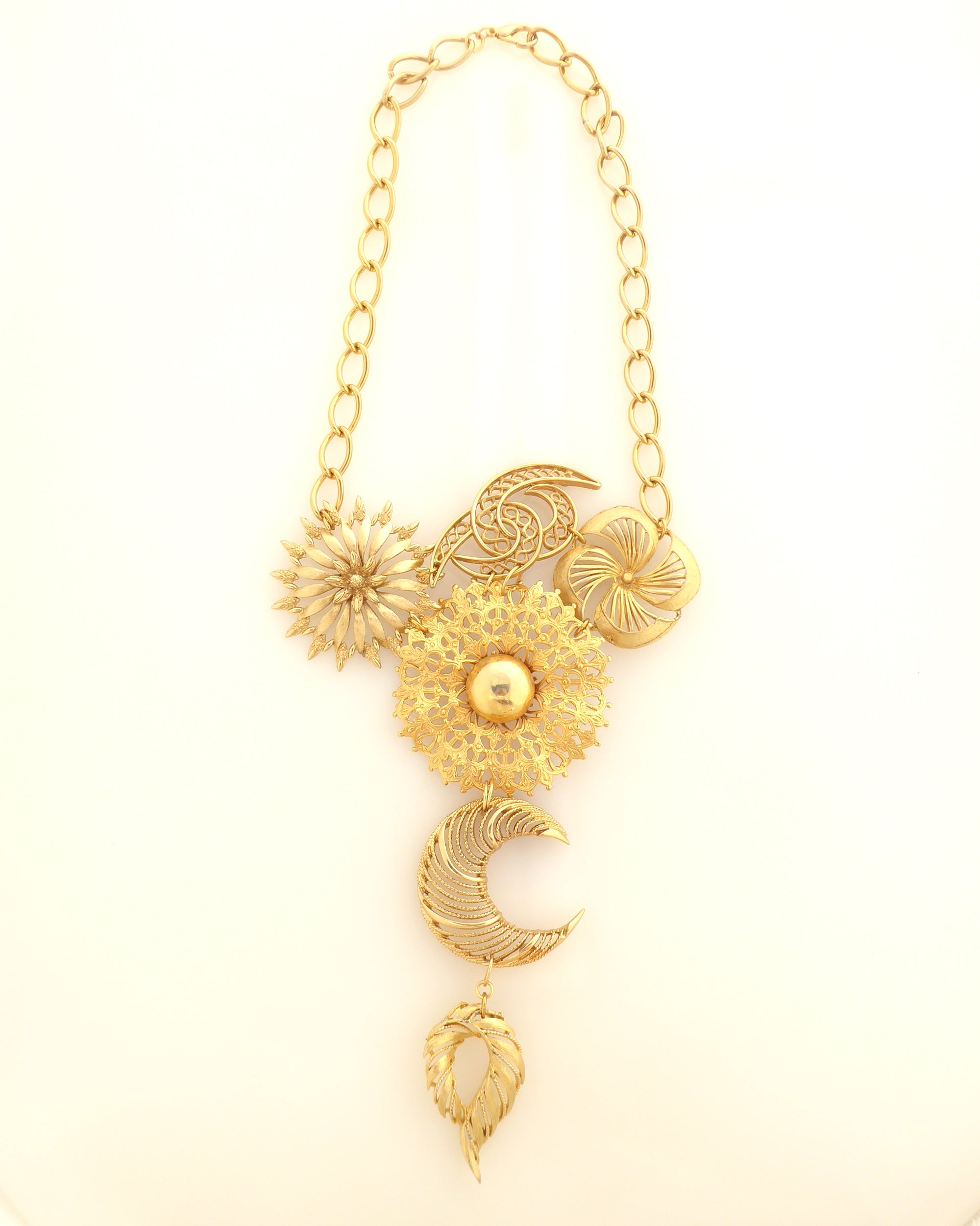 Pazia celestial vintage necklace by Jenny Dayco 6