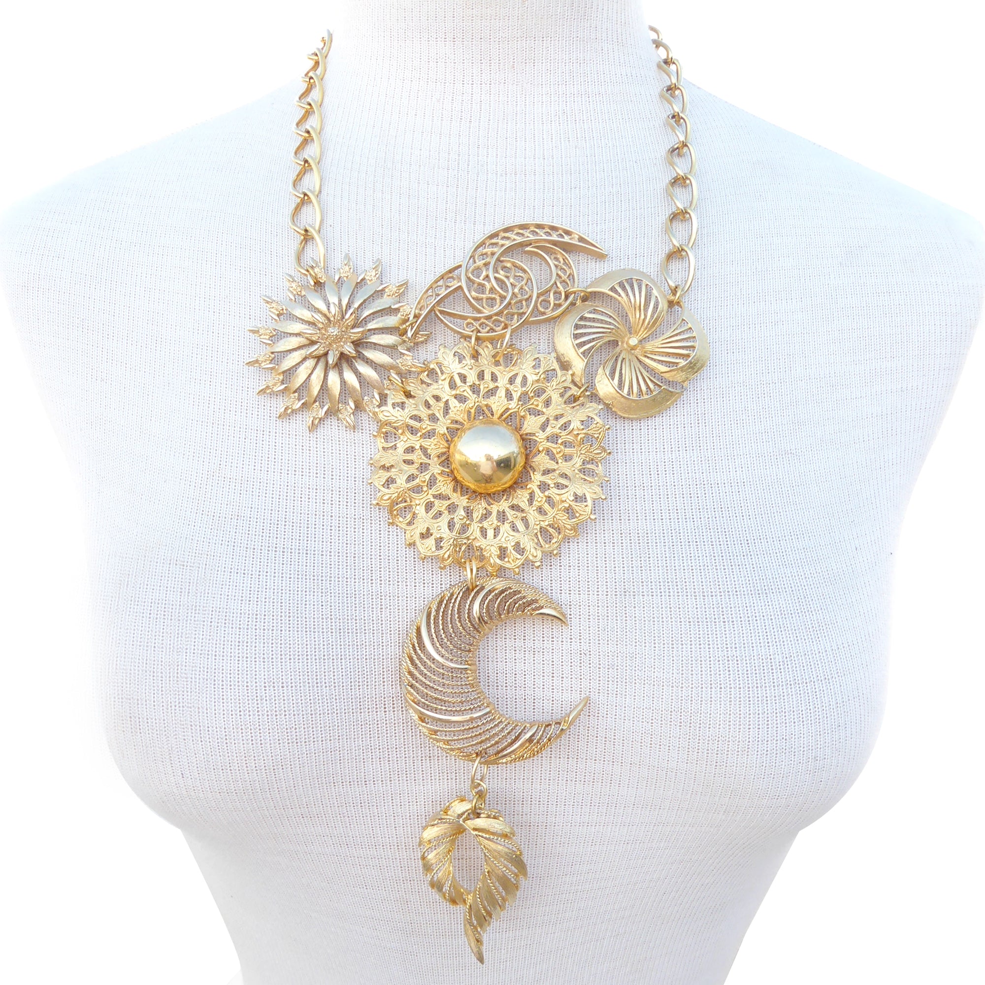 Pazia celestial vintage necklace by Jenny Dayco 8