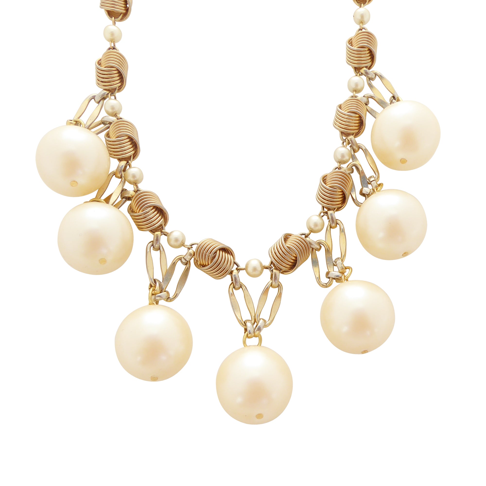 Pearl orb necklace by Jenny Dayco 1