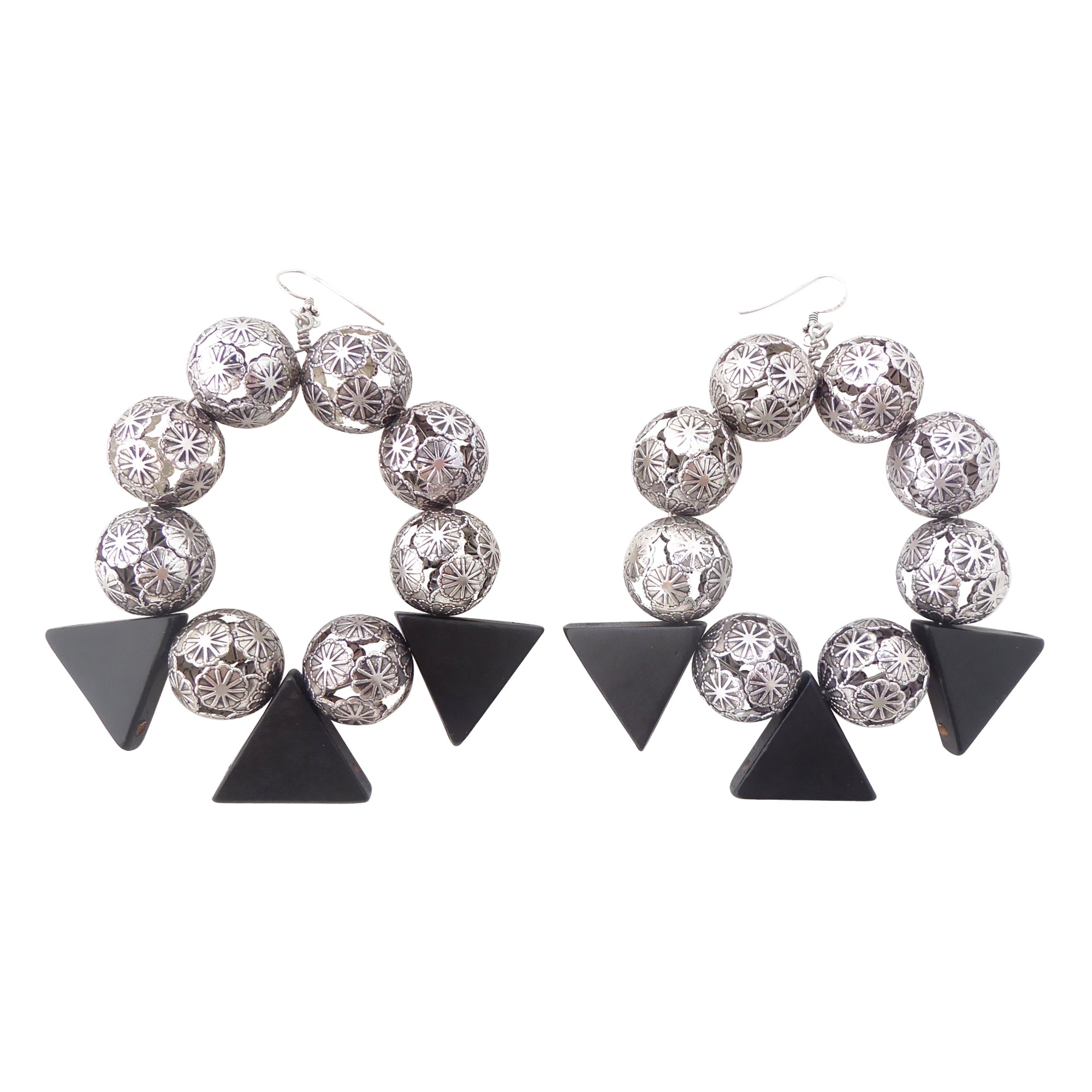 Ramonda earrings by Jenny Dayco 1
