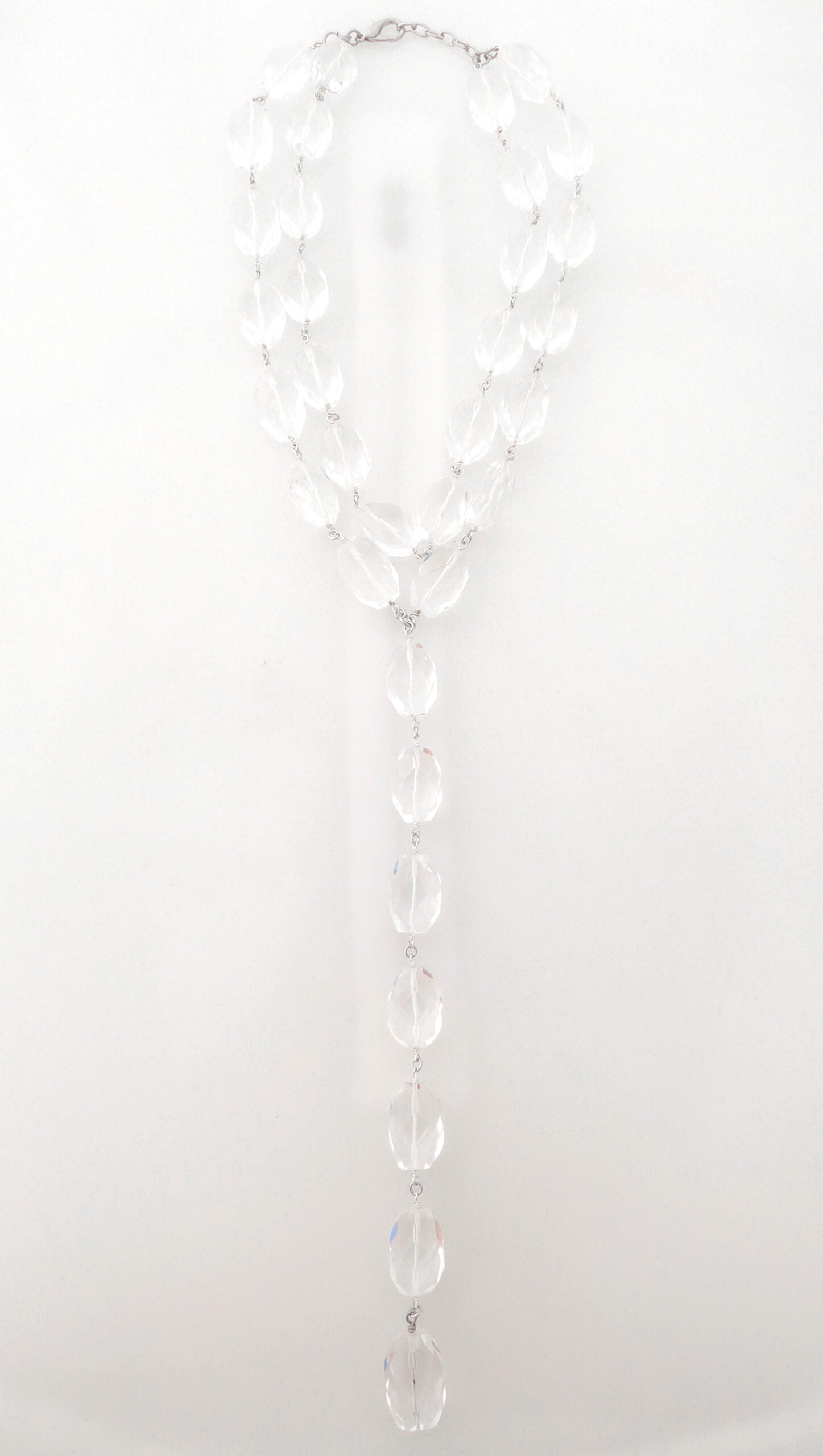 Rock crystal necklace by Jenny Dayco 6