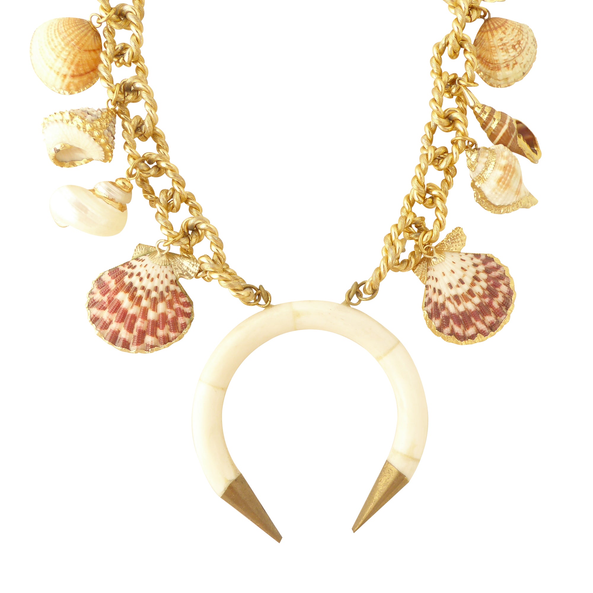 Seashell necklace by Jenny Dayco 1