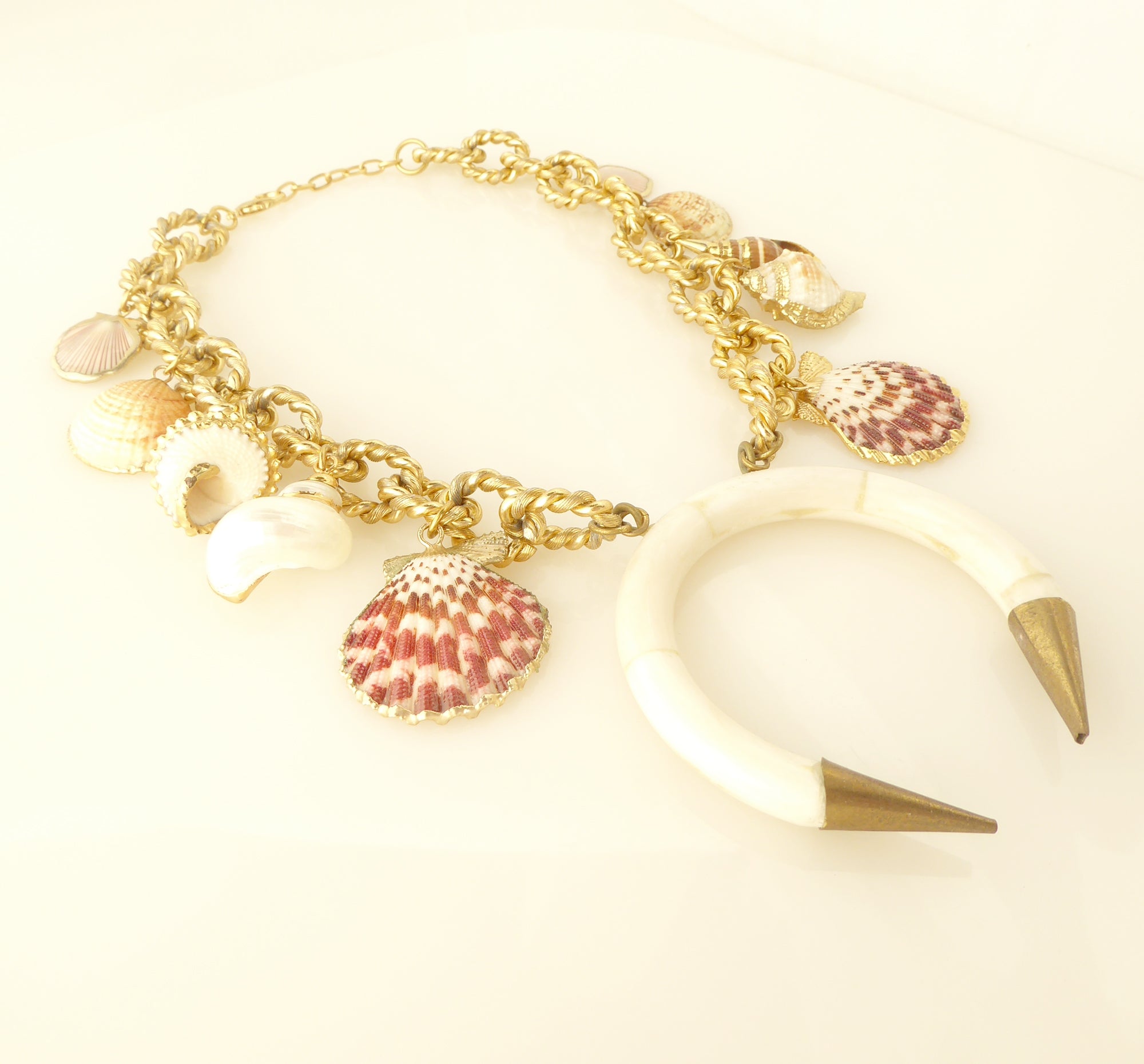 Seashell necklace by Jenny Dayco 2