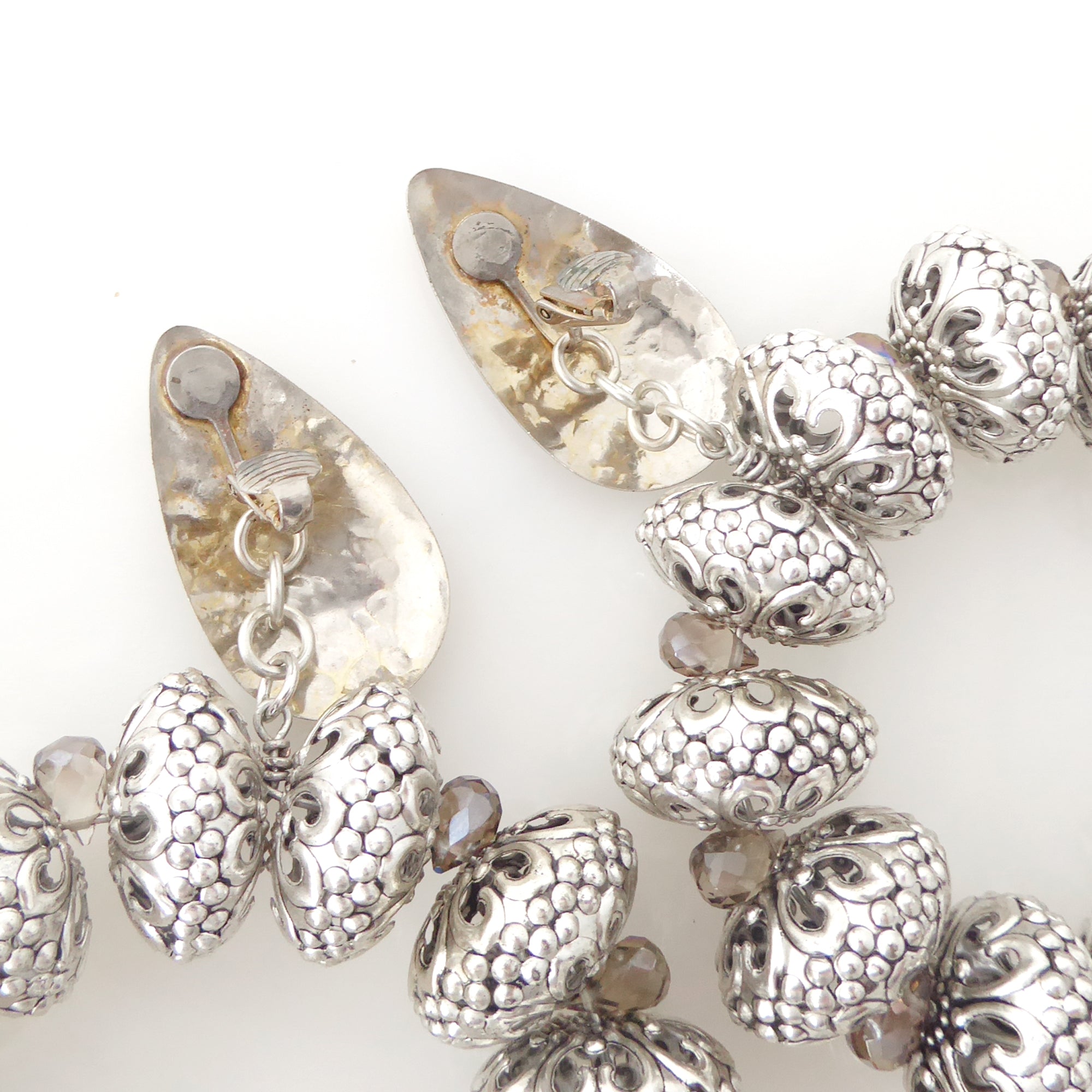 Silver elder earrings by Jenny Dayco 4