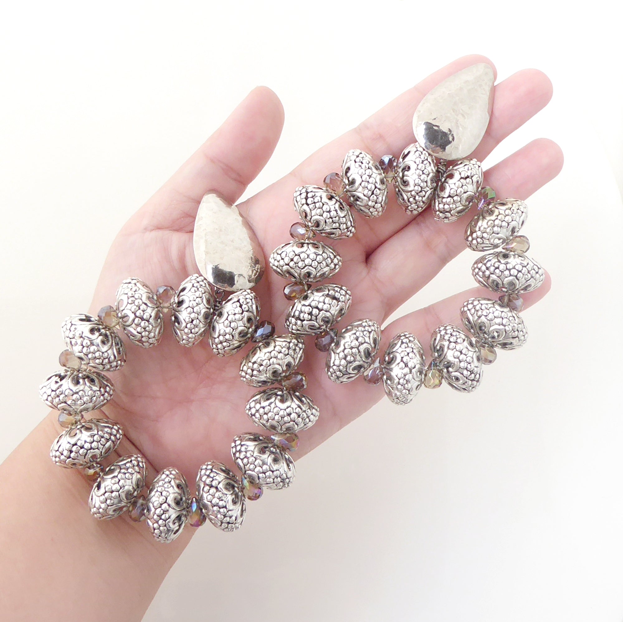 Silver elder earrings by Jenny Dayco 5