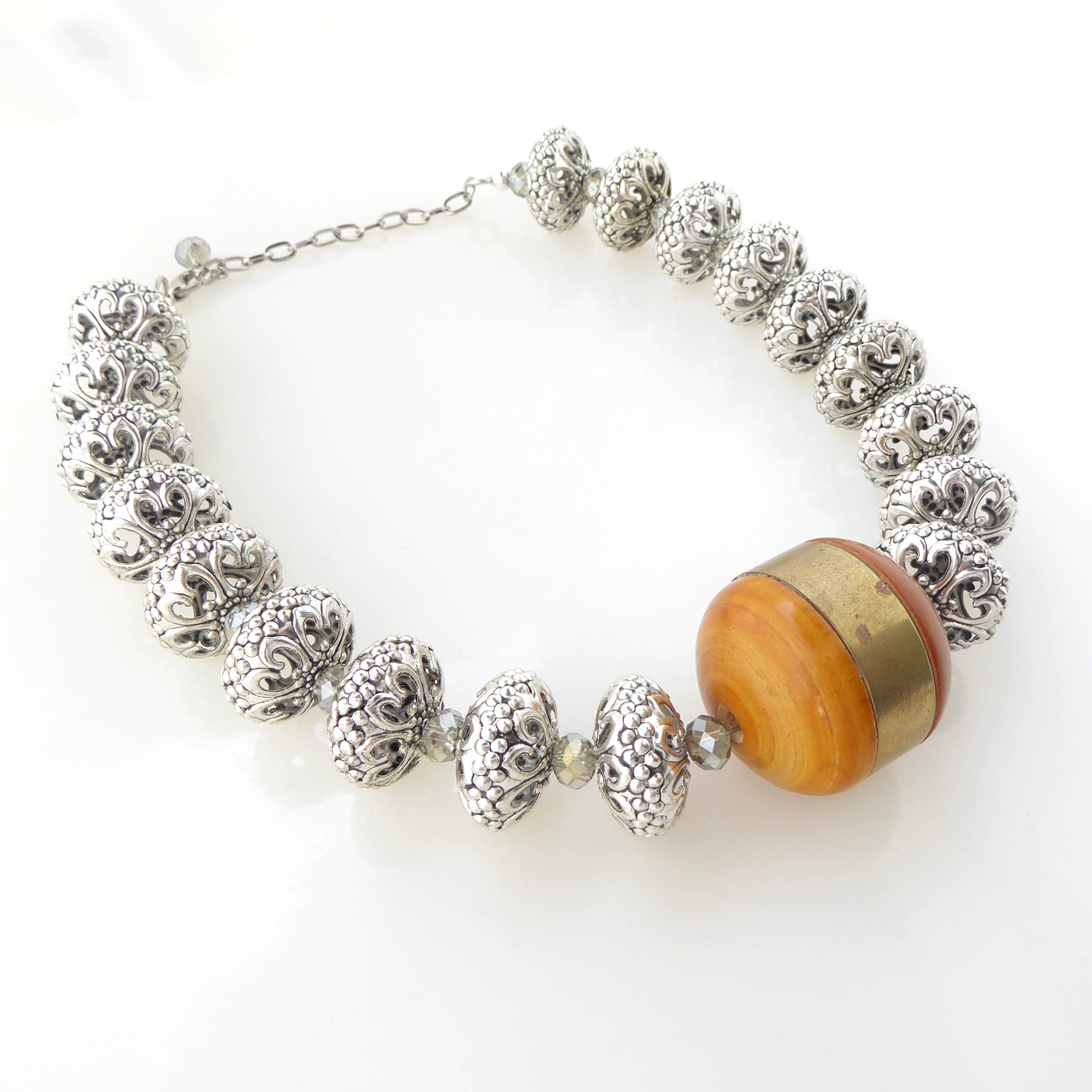 Silver elder necklace by Jenny Dayco 2