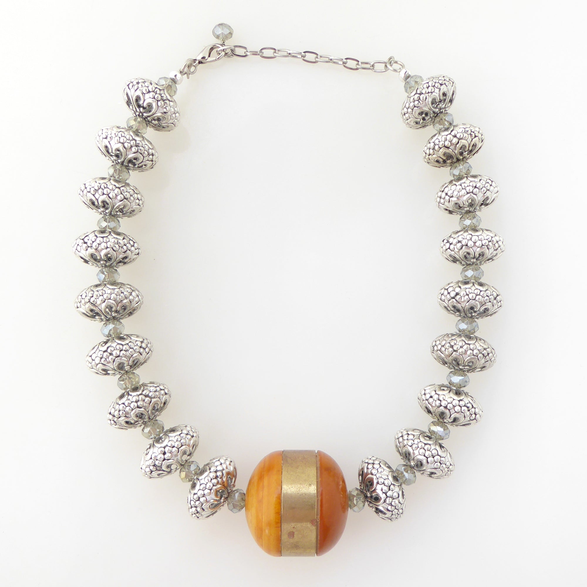 Silver elder necklace by Jenny Dayco 5