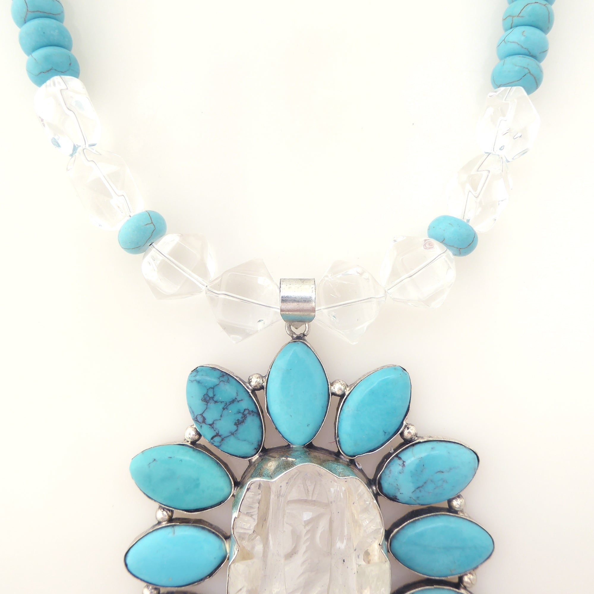 Turquoise elephant necklace by Jenny Dayco 5