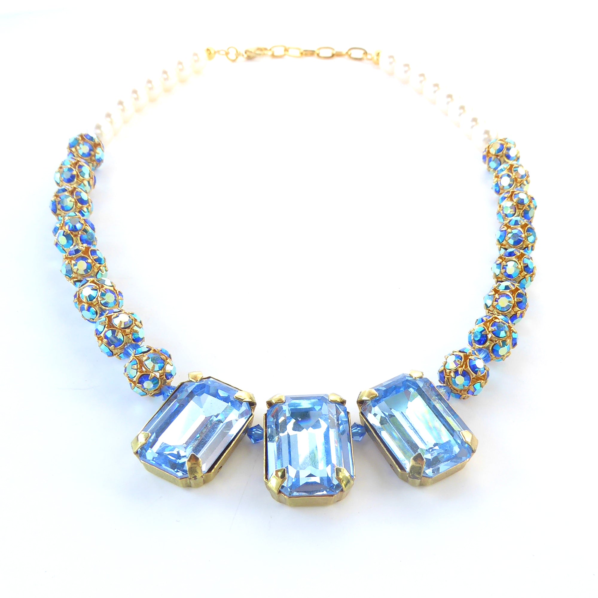 blue crystal necklace by Jenny Dayco 3